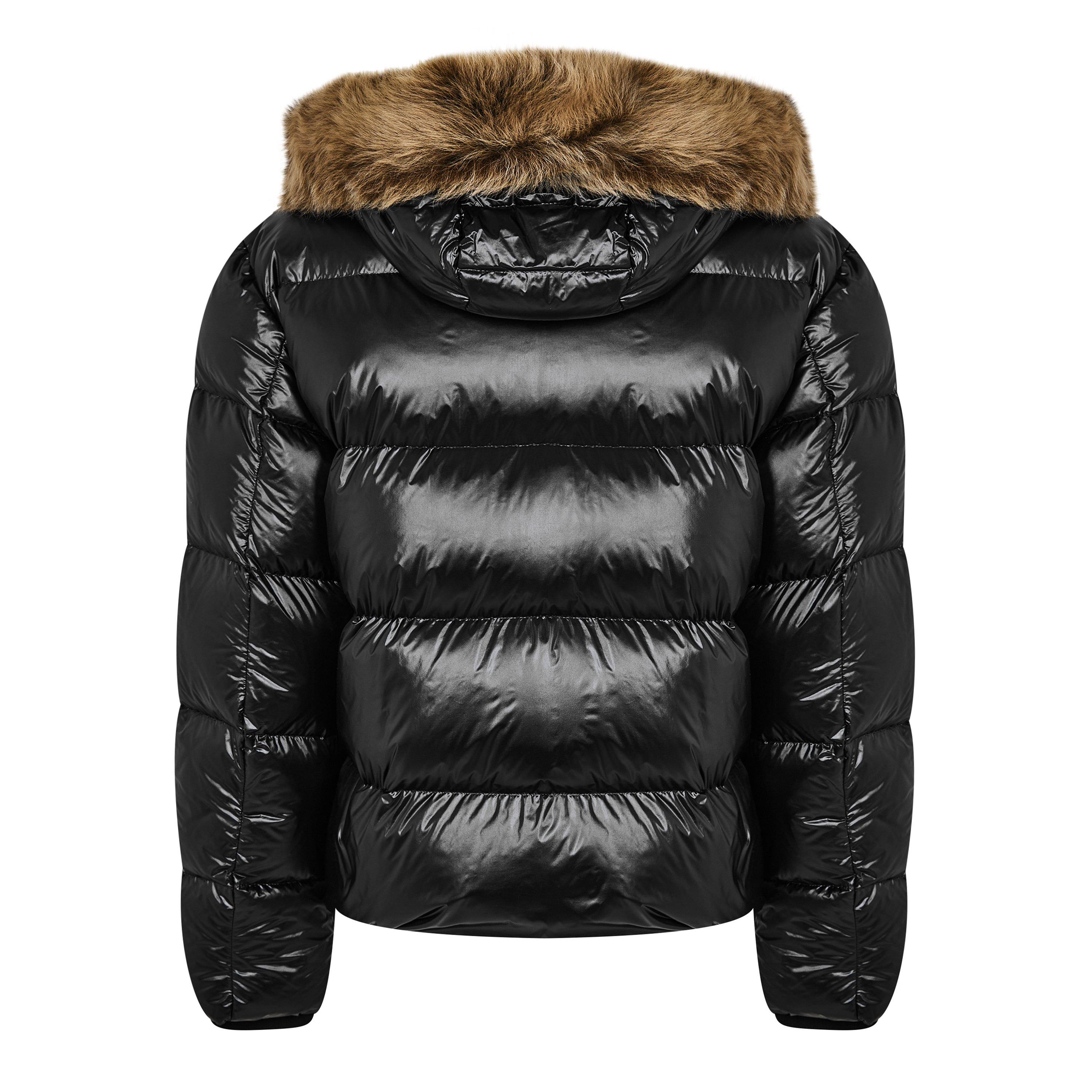 Black - Moose Knuckles - Men's Kings Water Resistant Duck Down Detachable Hood Short Puffer Jacket - 2