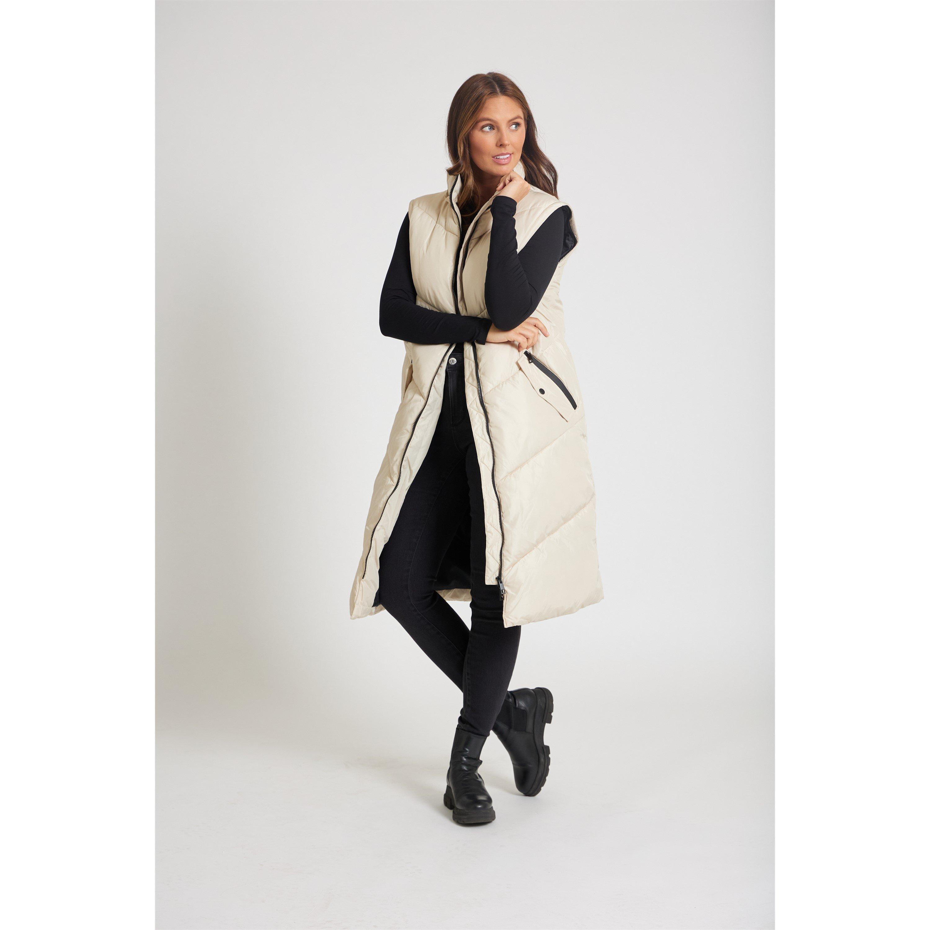 Pietra - Be You - Multiway Padded Hooded Mid-Length Gilet - 8