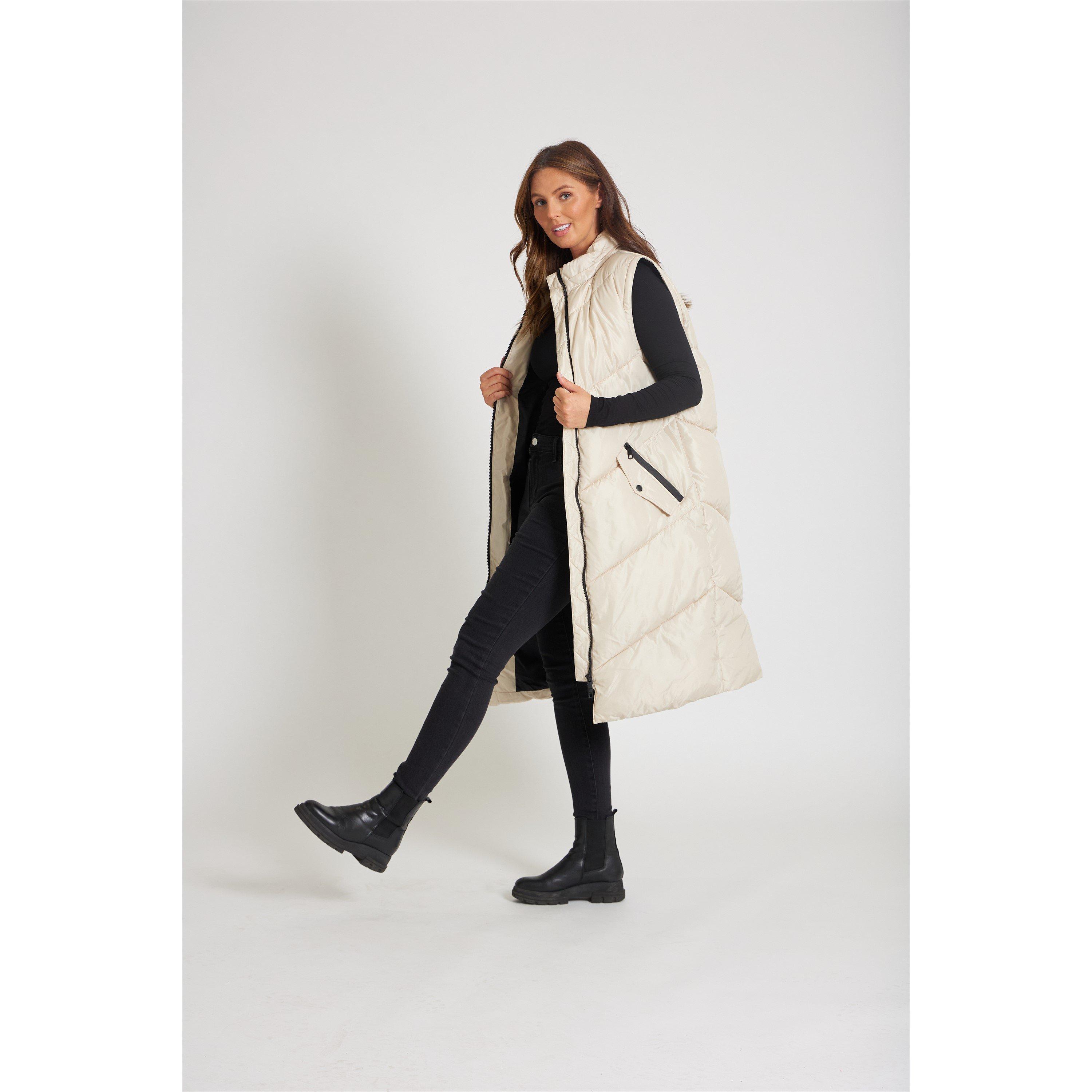 Pietra - Be You - Multiway Padded Hooded Mid-Length Gilet - 9