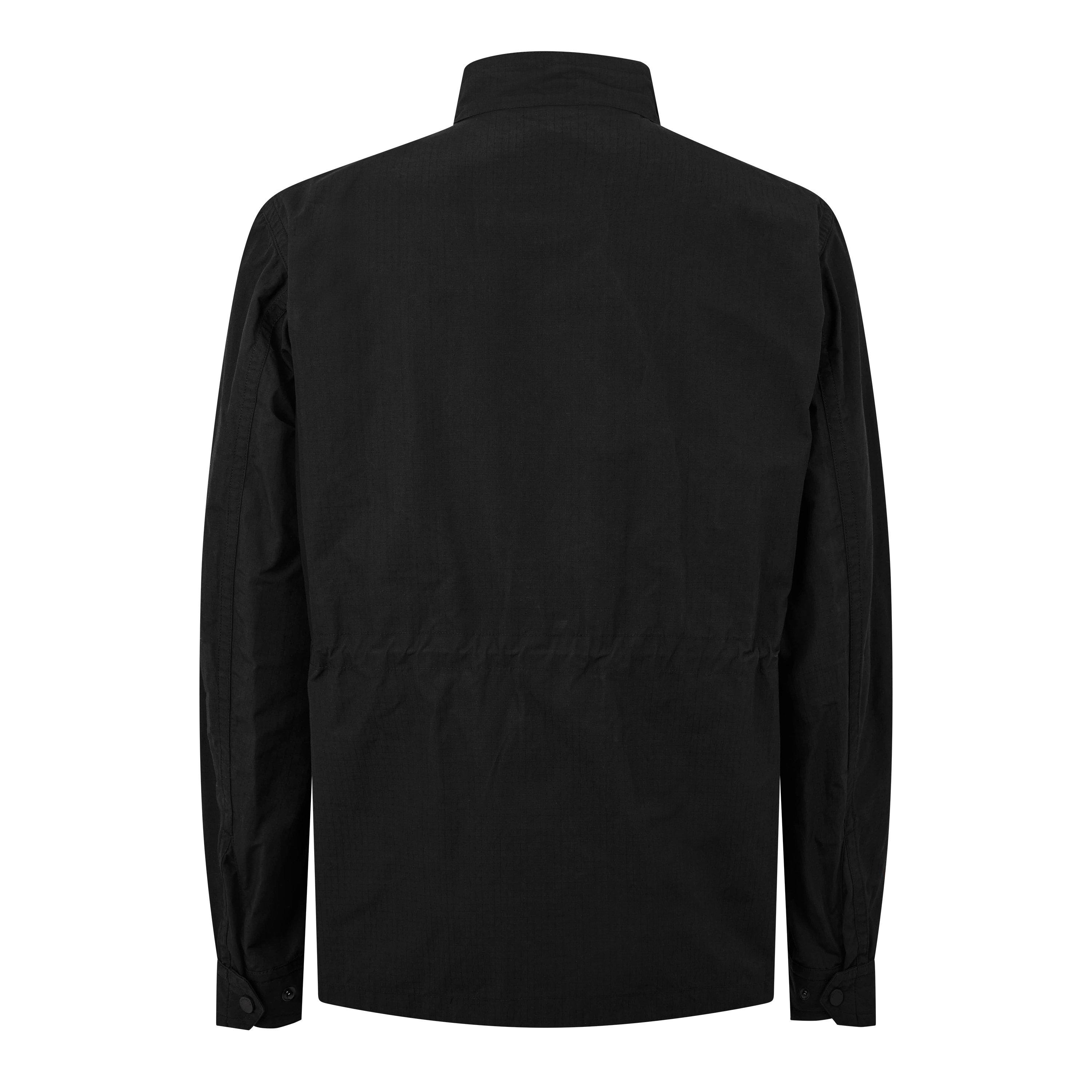 Black - Belstaff - Men's Service Fieldmaster Long Sleeve Hip Length Field Jacket - 2