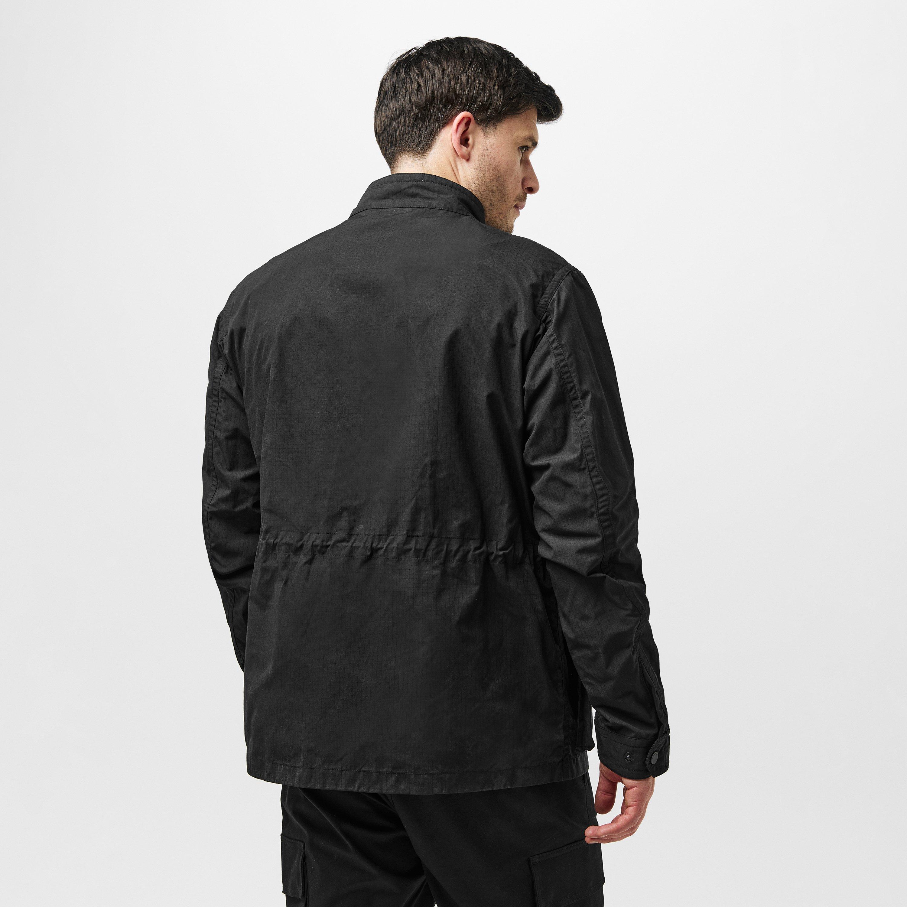 Black - Belstaff - Men's Service Fieldmaster Long Sleeve Hip Length Field Jacket - 4