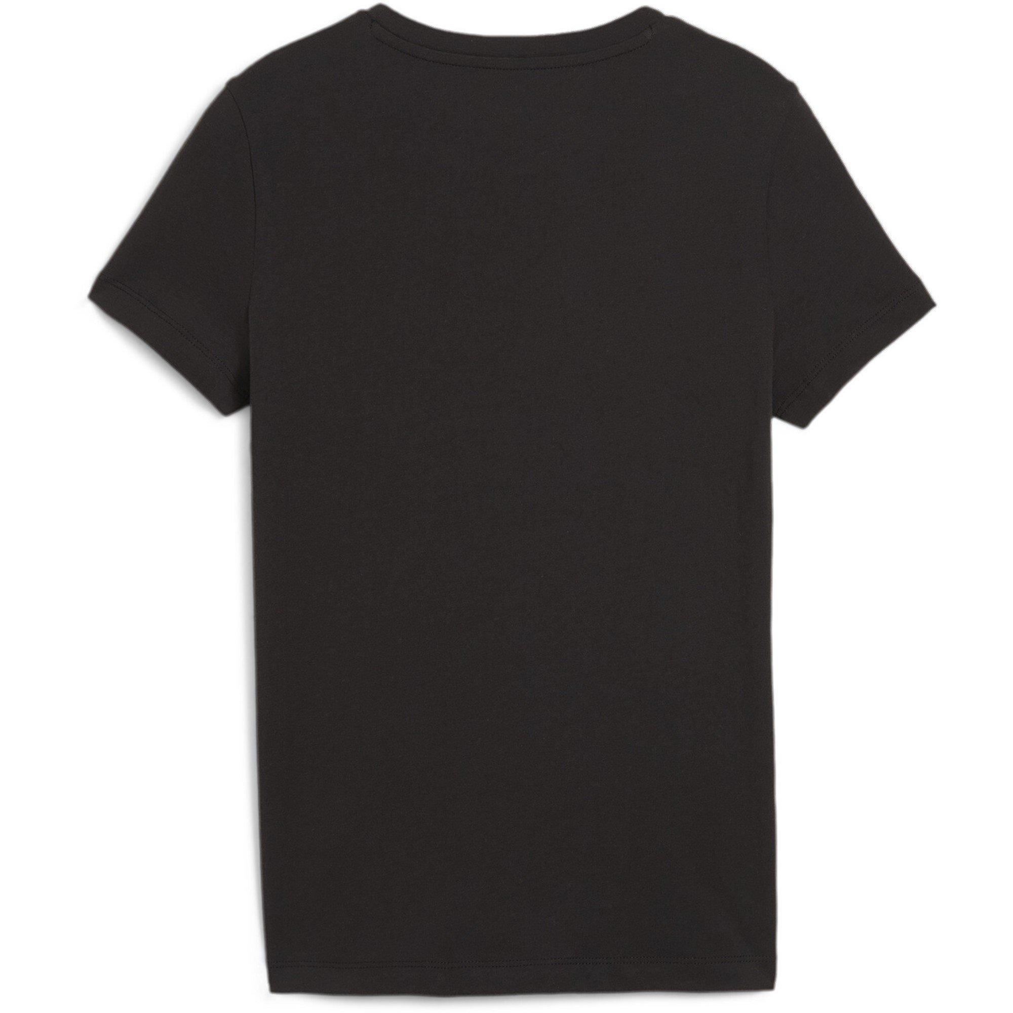 Black-Gold foil - Puma - Script Metallic Print T-Shirt Juniors - 2