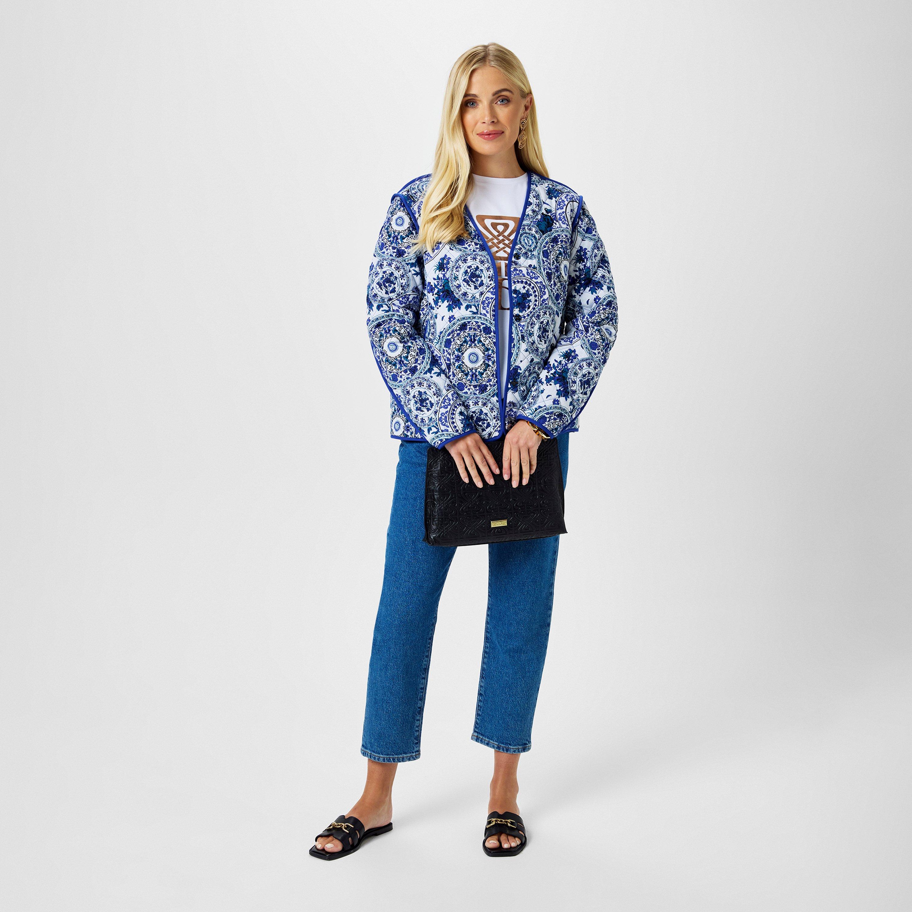 Multi - Biba - Biba Printed Quilted Jacket - 4