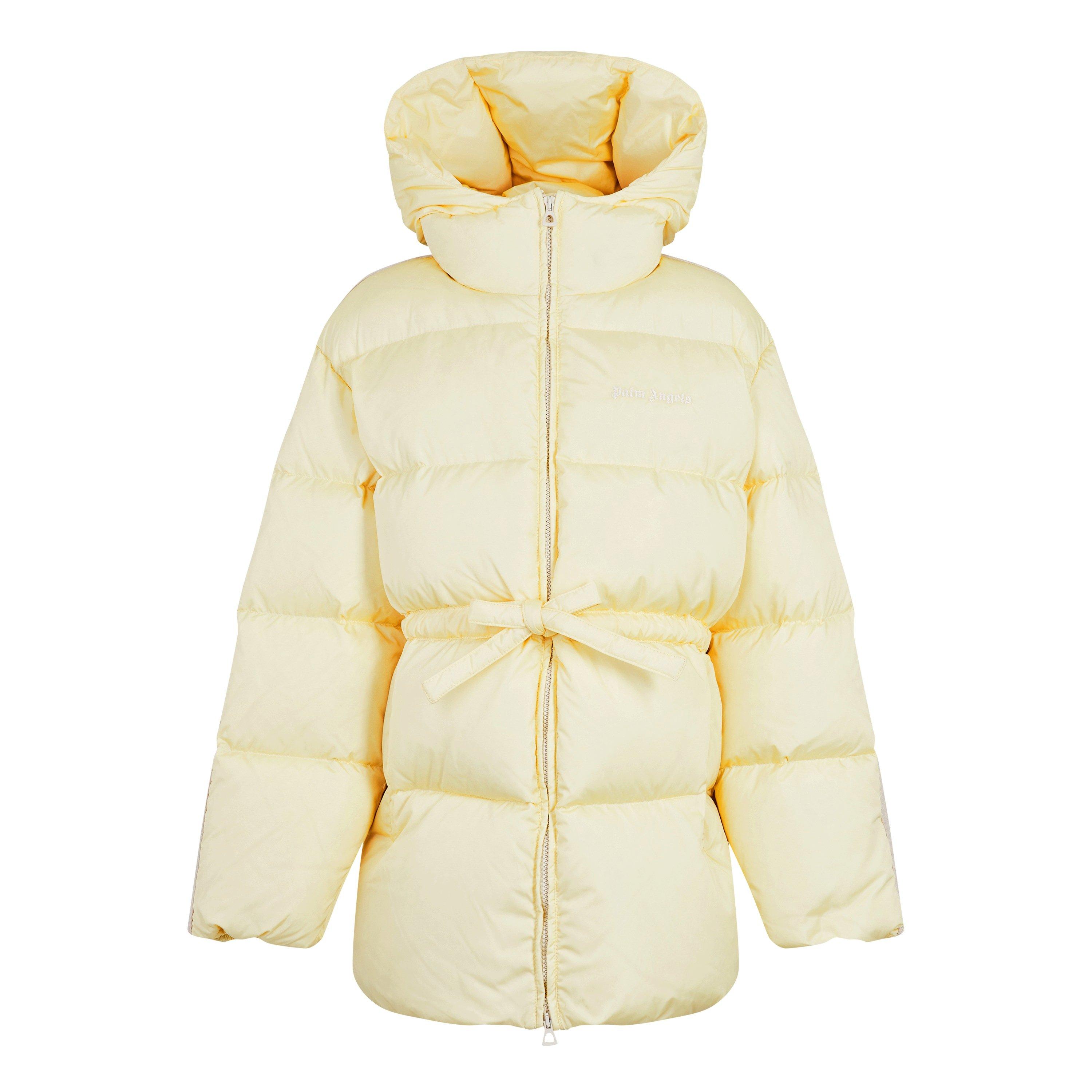 Butter 0403 - Palm Angels - Women's Belted Down Hooded Long Sleeve Short Puffer Jacket - 4