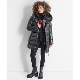 DKNY Long Puffer Jacket
