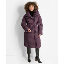 DKNY Belted Puffer Jacket