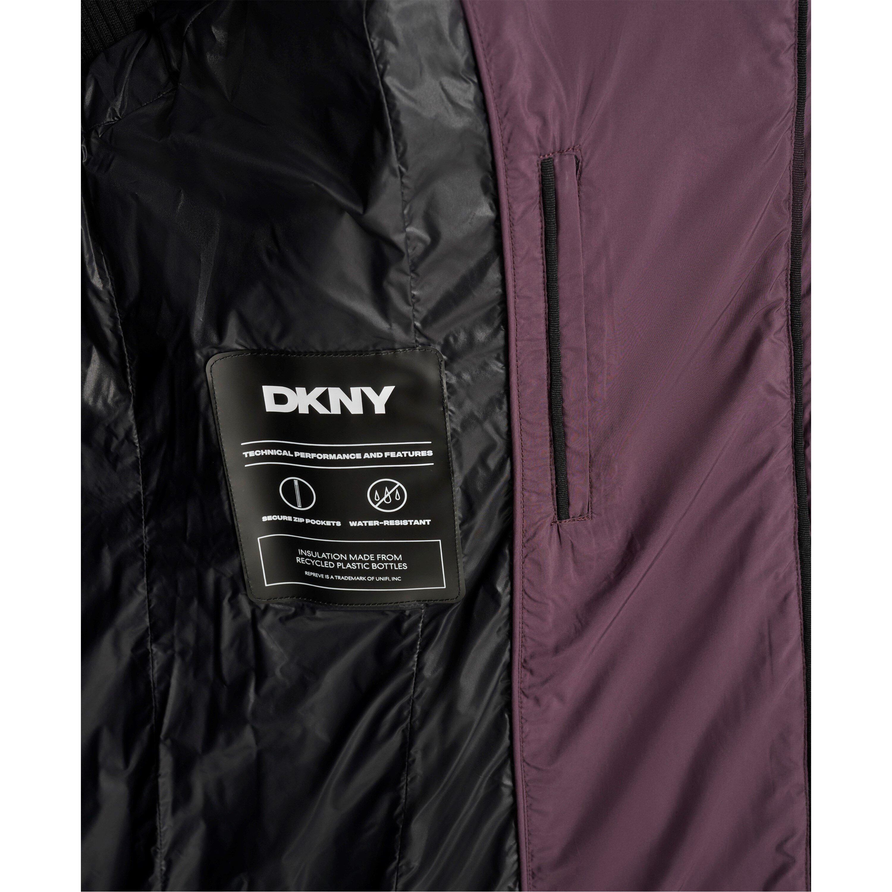 Muskat - DKNY - Women's Belted Long Puffer Jacket - 6