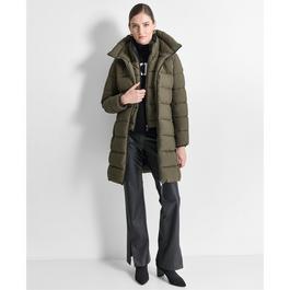 DKNY Long Puffer Jacket