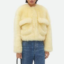 Bottega Veneta Toscana Shearling Cropped Blouson