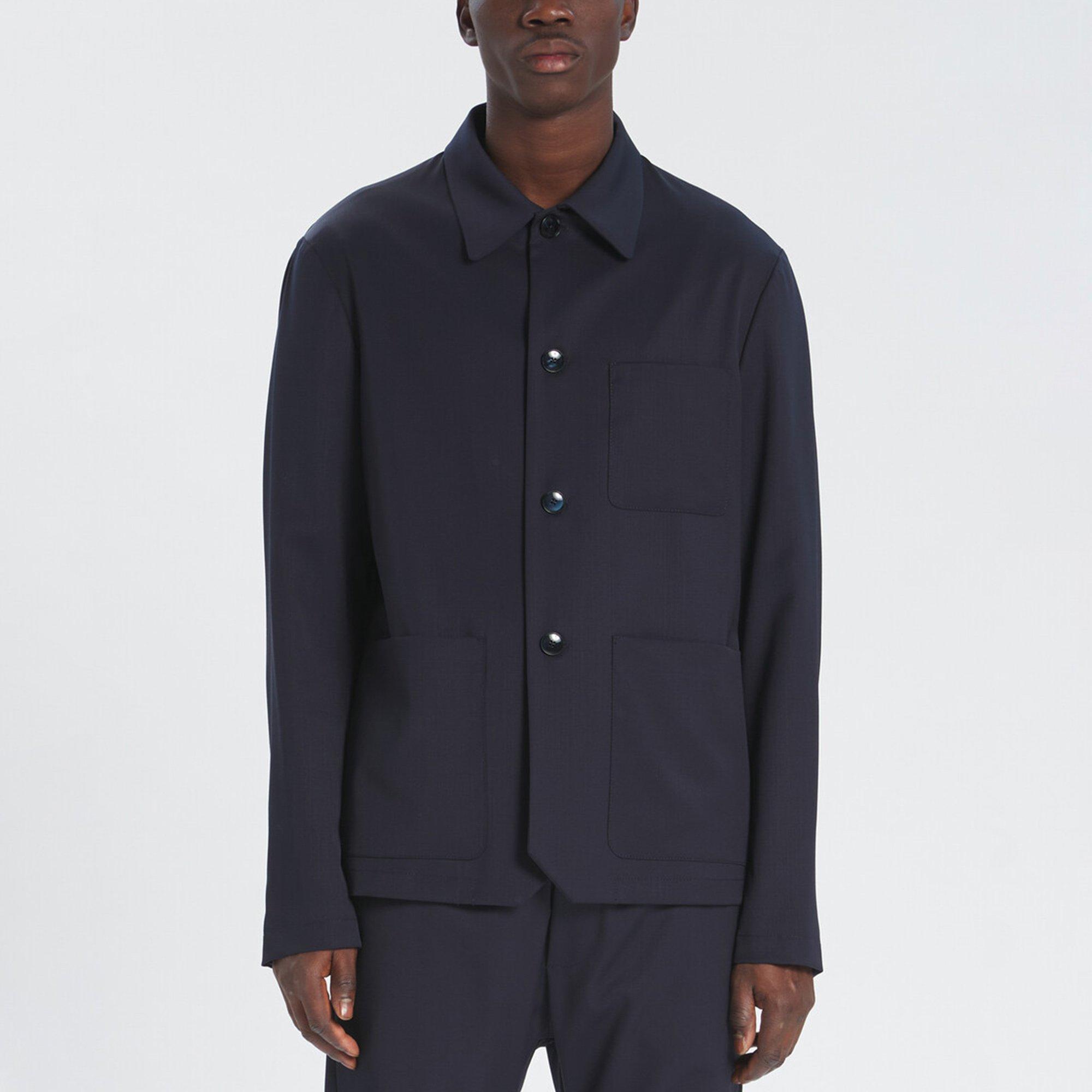 Navy 170 - Barena - Visal Overshirt - 2