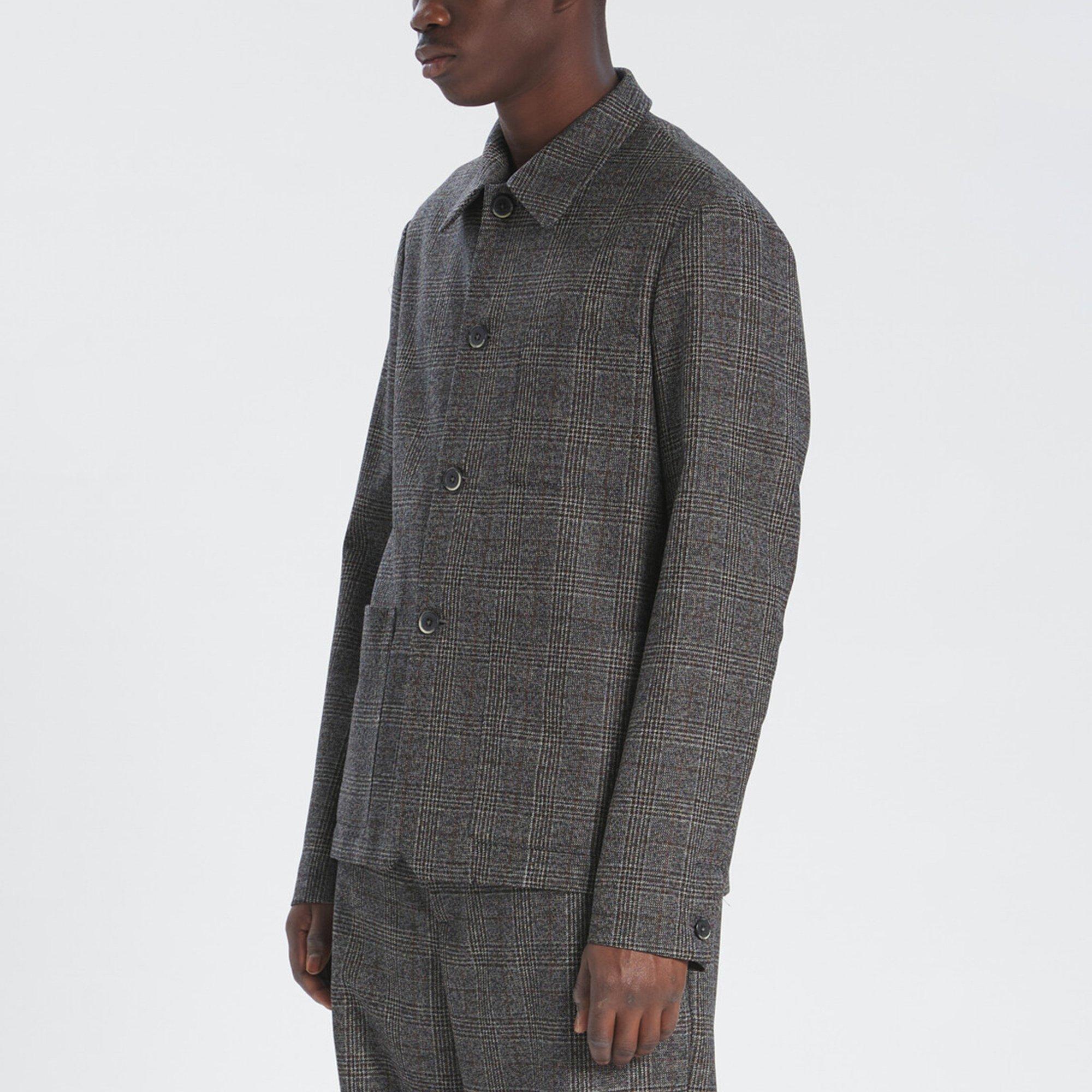 Unico UNI - Barena - Men's Visal Linen Long Sleeve Overshirt - 6