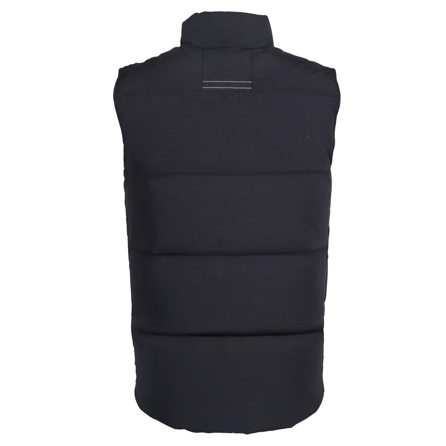 Negro - Arctic Army - Men's Sleeveless Stand Collar Gilet - 2