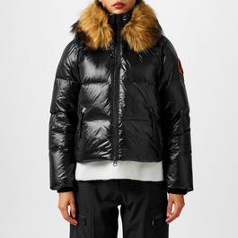 Arctic Army Cropped Puffer Jacket