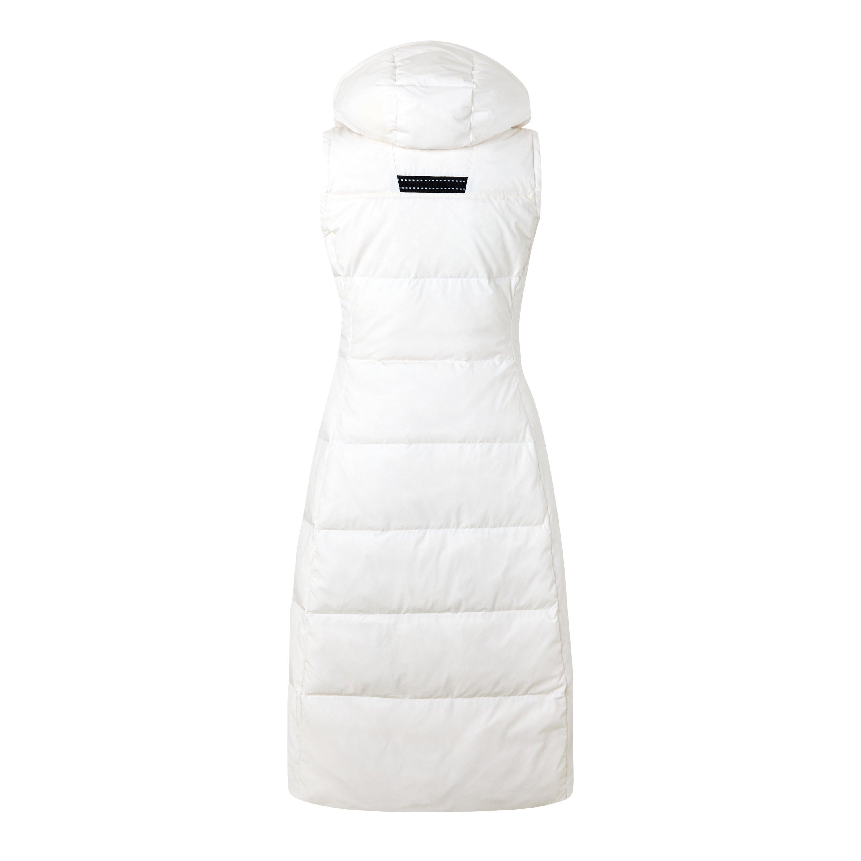 White - Arctic Army - Women's Heavyweight Long Gilet - 2