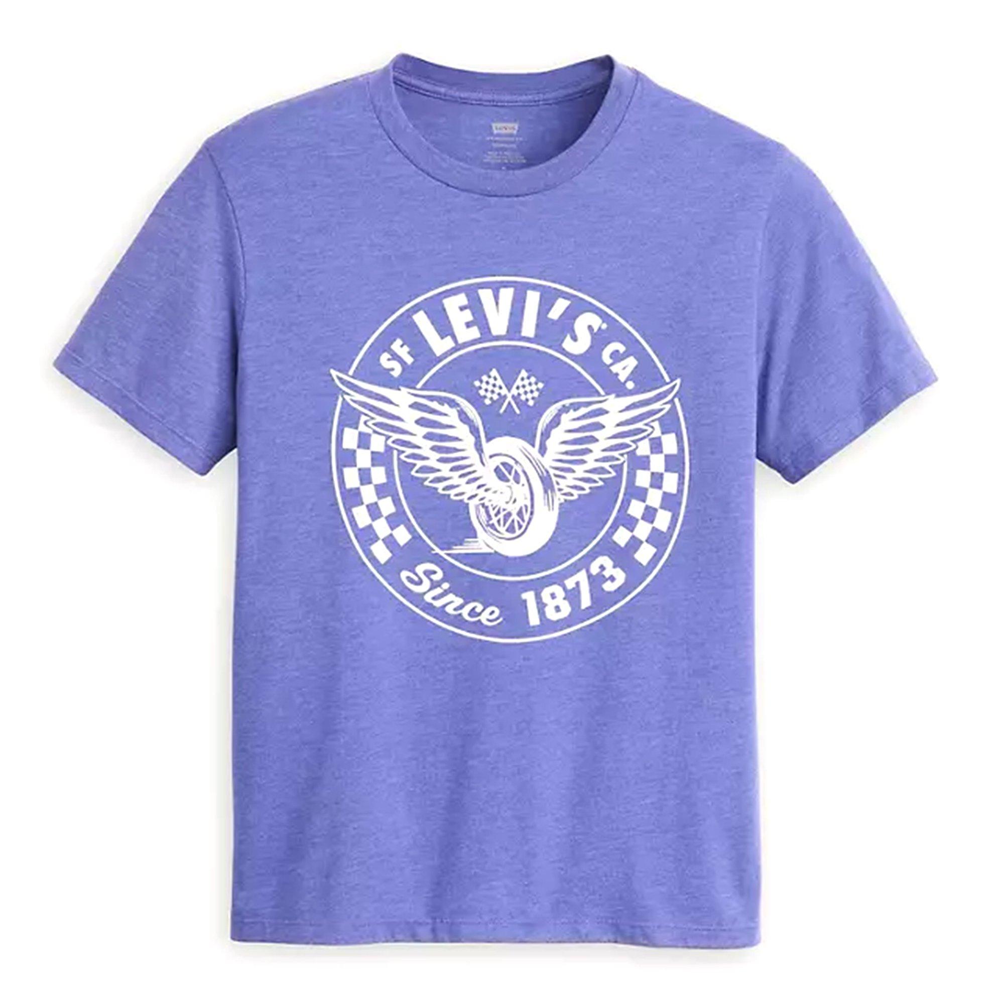 Blue - Levis - Classic Mens Graphic T-Shirt - 1