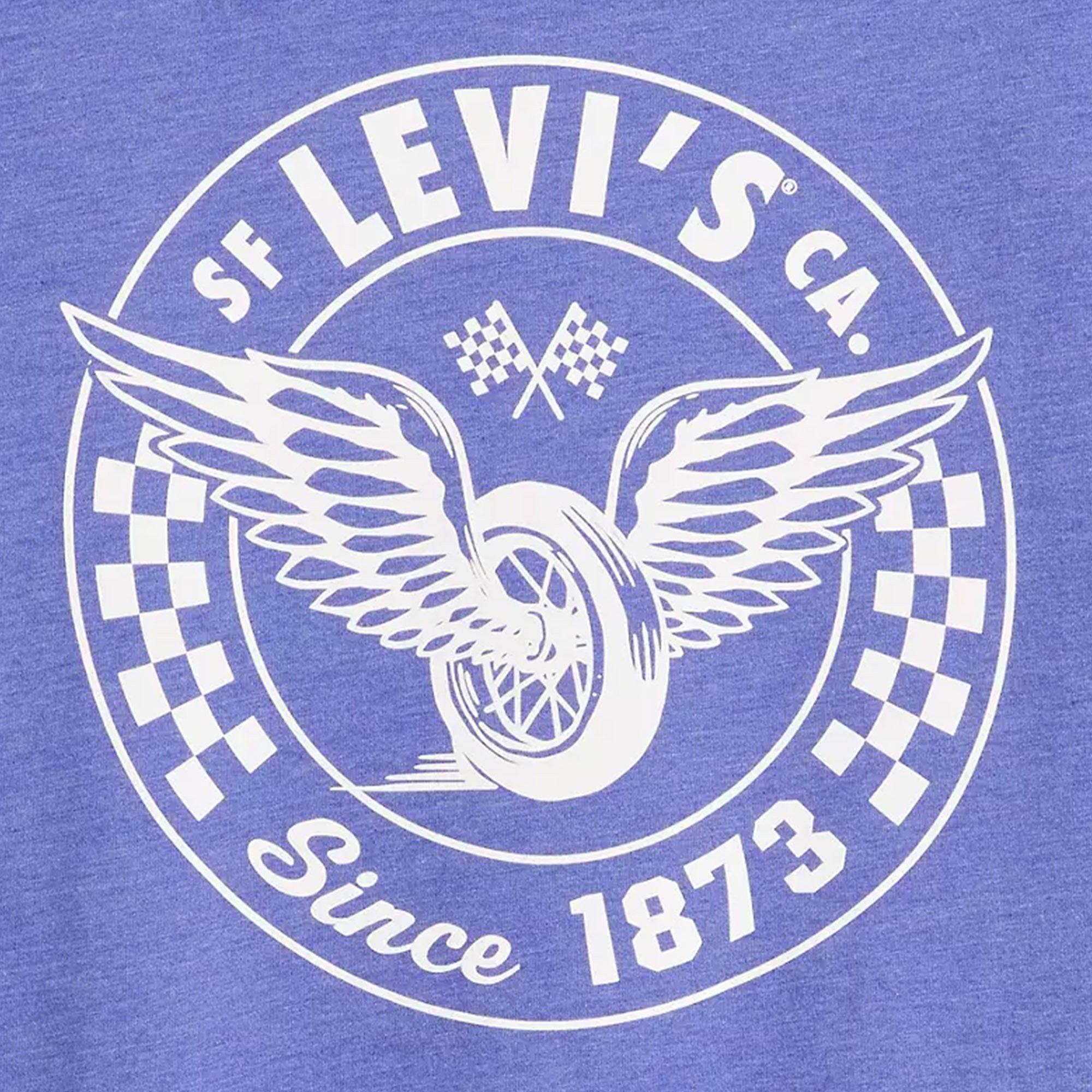 Blue - Levis - Classic Mens Graphic T-Shirt - 2