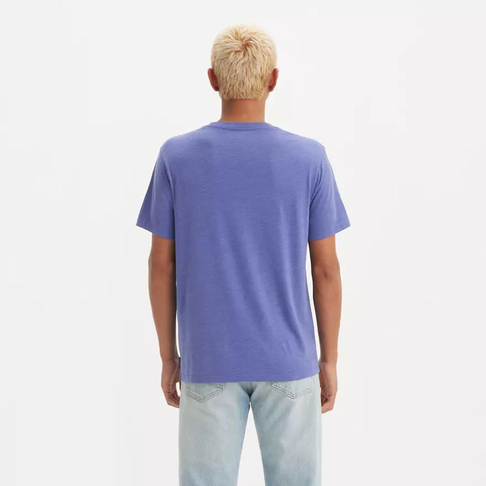 Blue - Levis - Classic Mens Graphic T-Shirt - 4