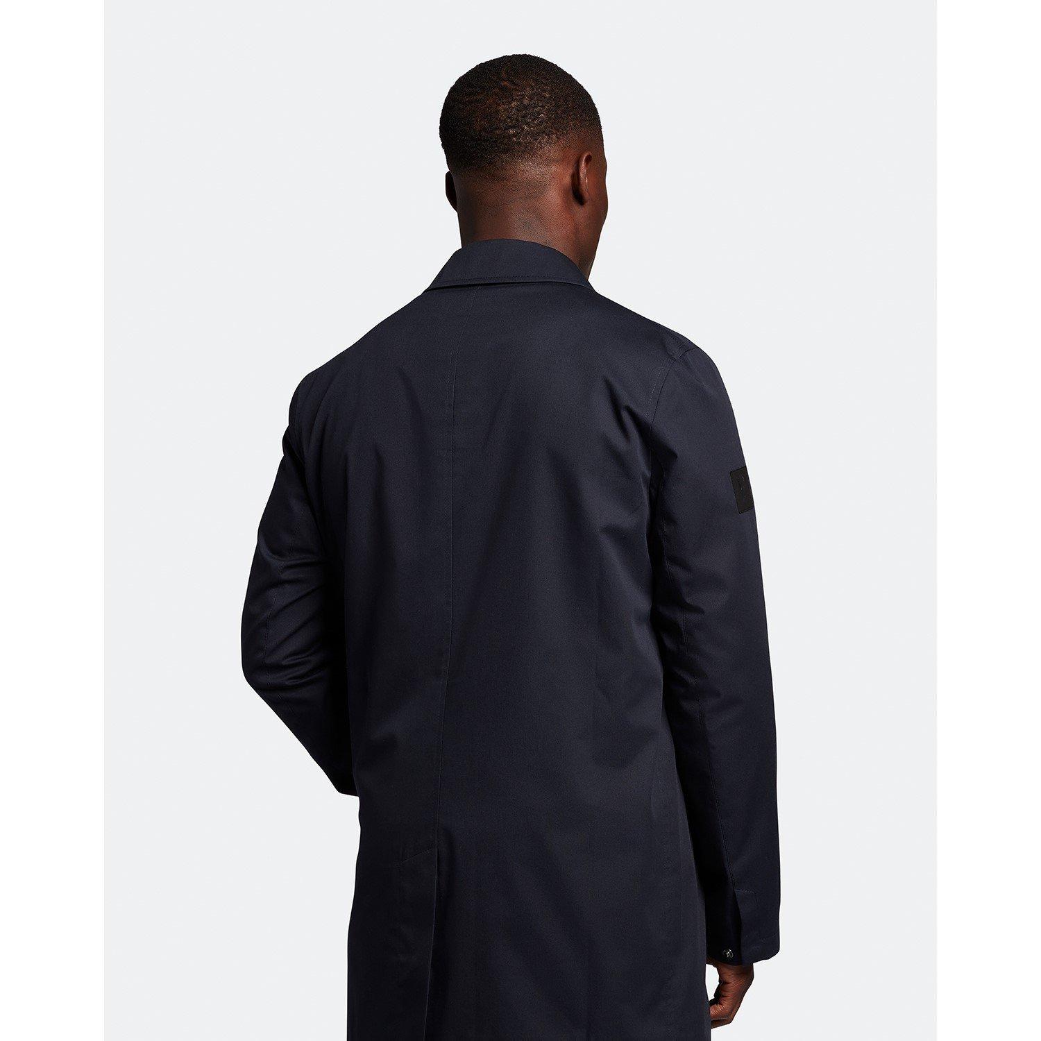 Dark Navy - Lyle and Scott - Mid-Length Car Coat - 3
