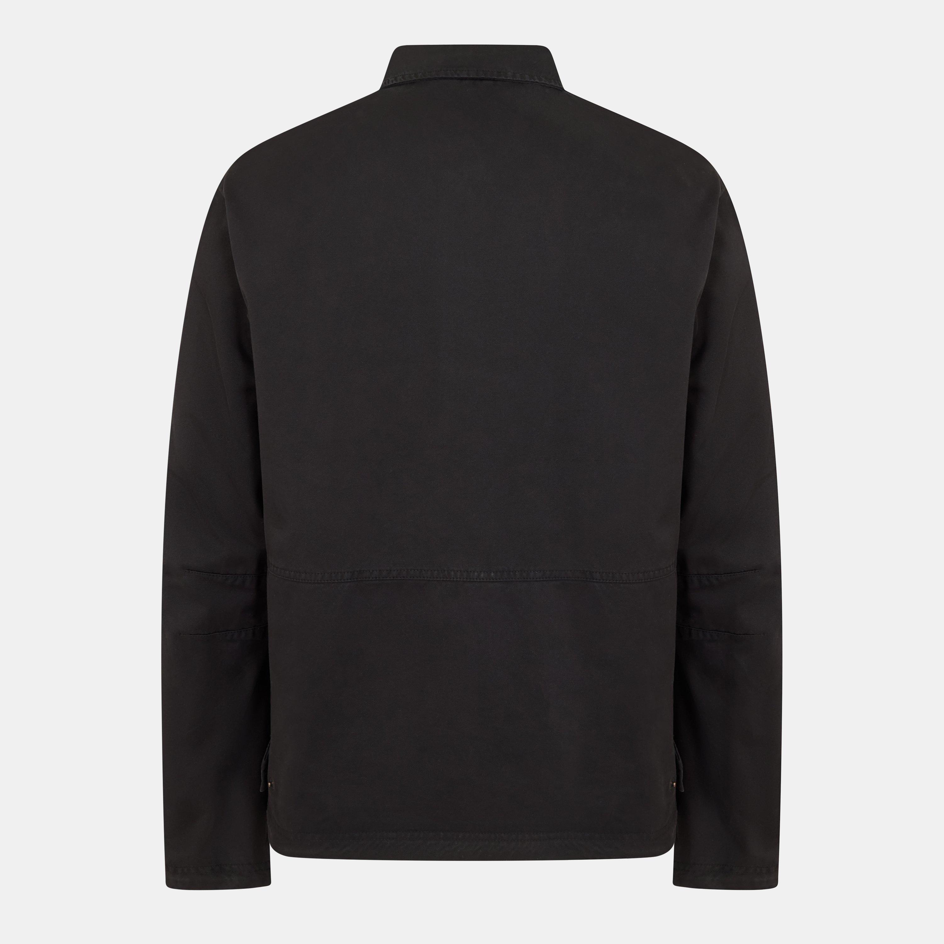 Jet Black - Lyle and Scott - Men's Panelled Long Sleeve Parka - 2