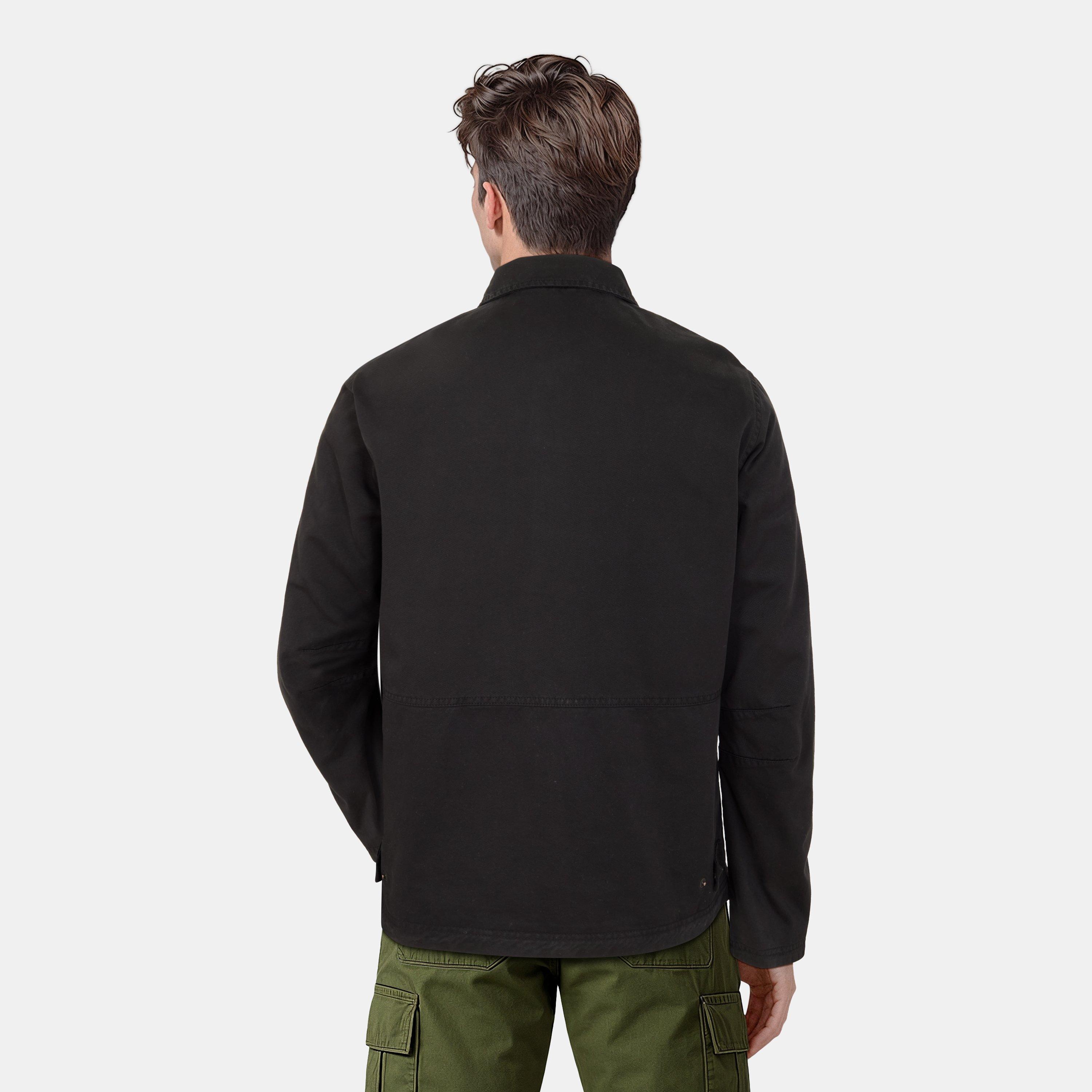 Jet Black - Lyle and Scott - Men's Panelled Long Sleeve Parka - 4