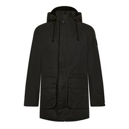 Lyle and Scott Hooded Waxed Jacket