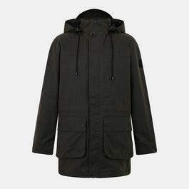 Lyle and Scott Hooded Waxed Jacket