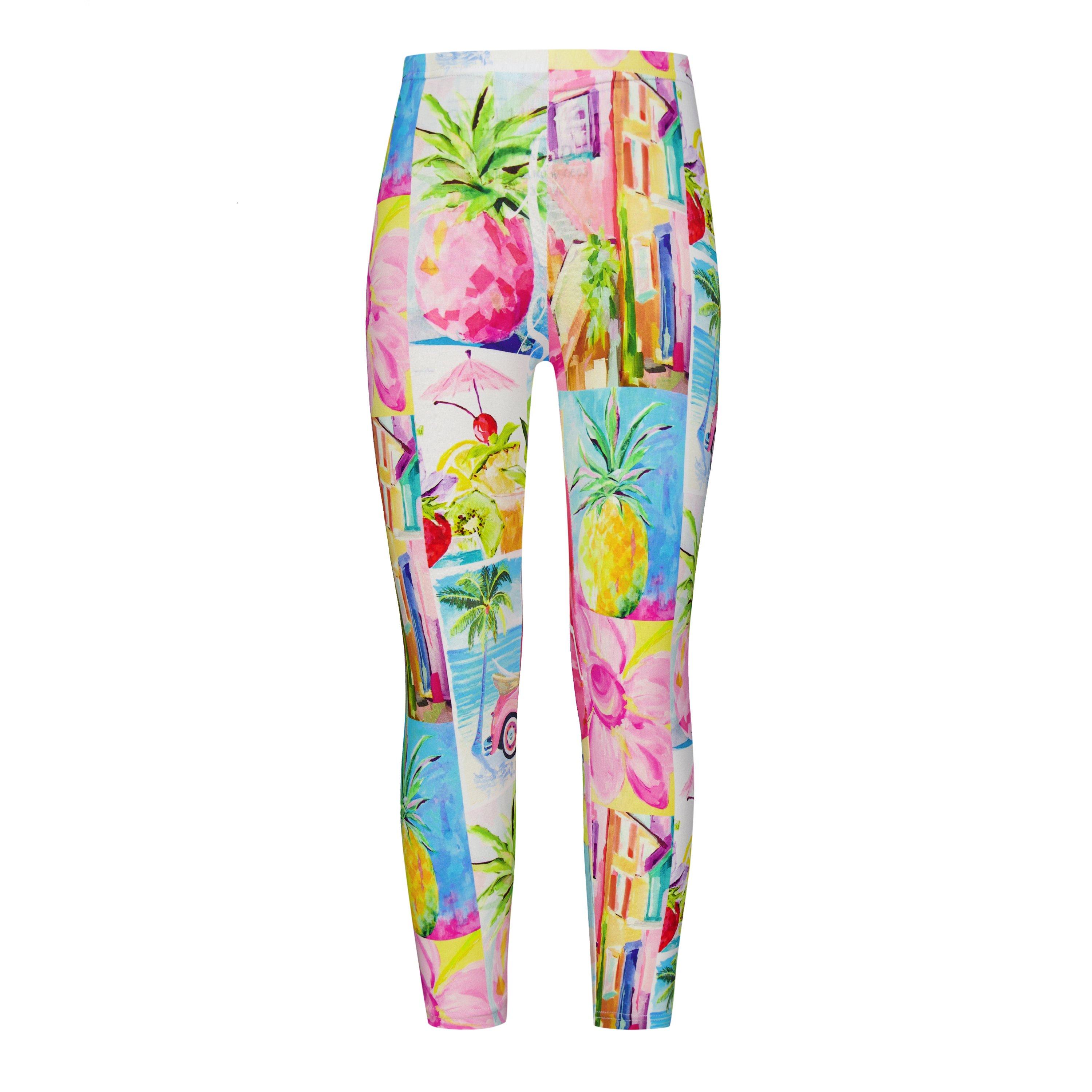 Multi - Balloon Chic - Kids' Beach Print Leggings - 1