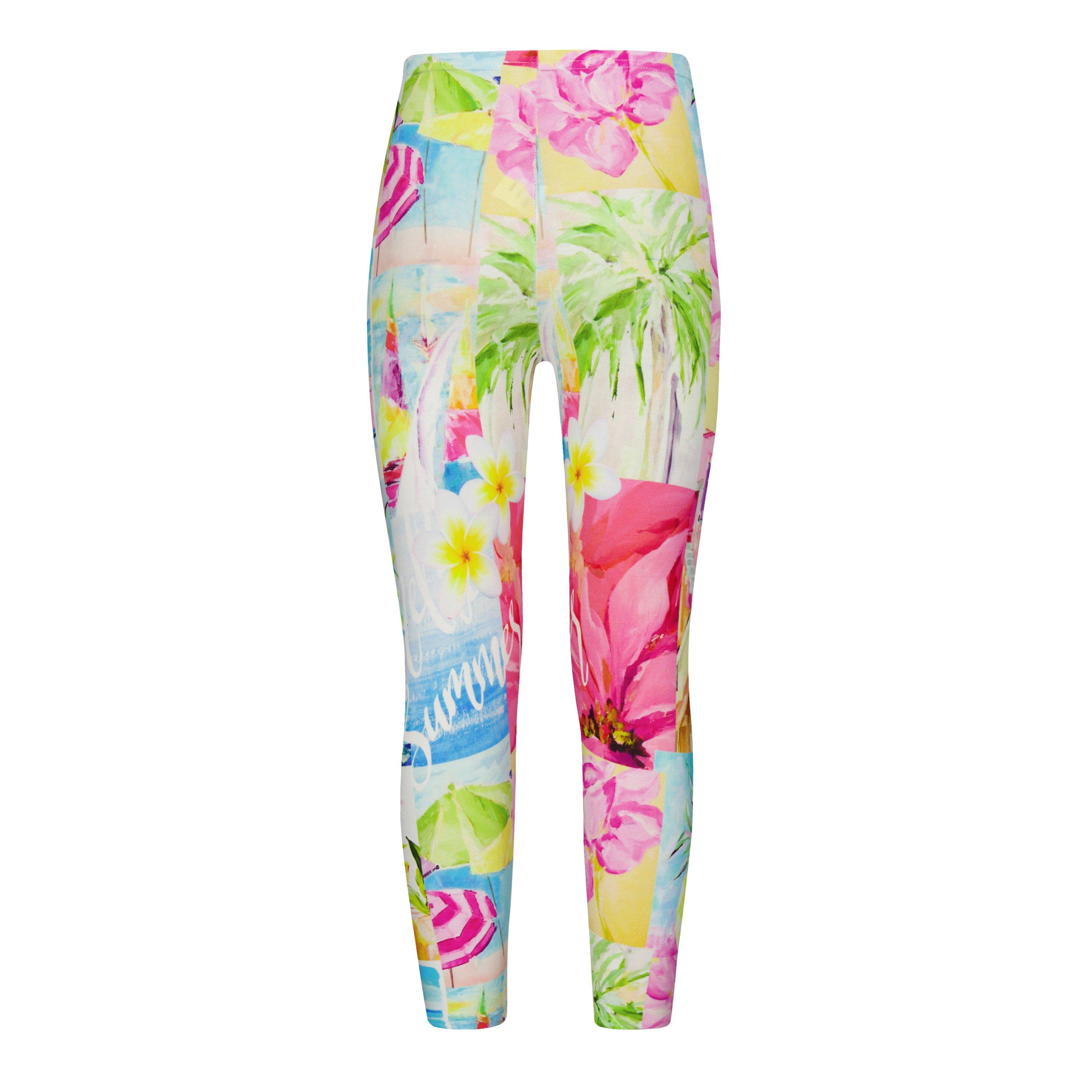 Multi - Balloon Chic - Kids' Beach Print Leggings - 2
