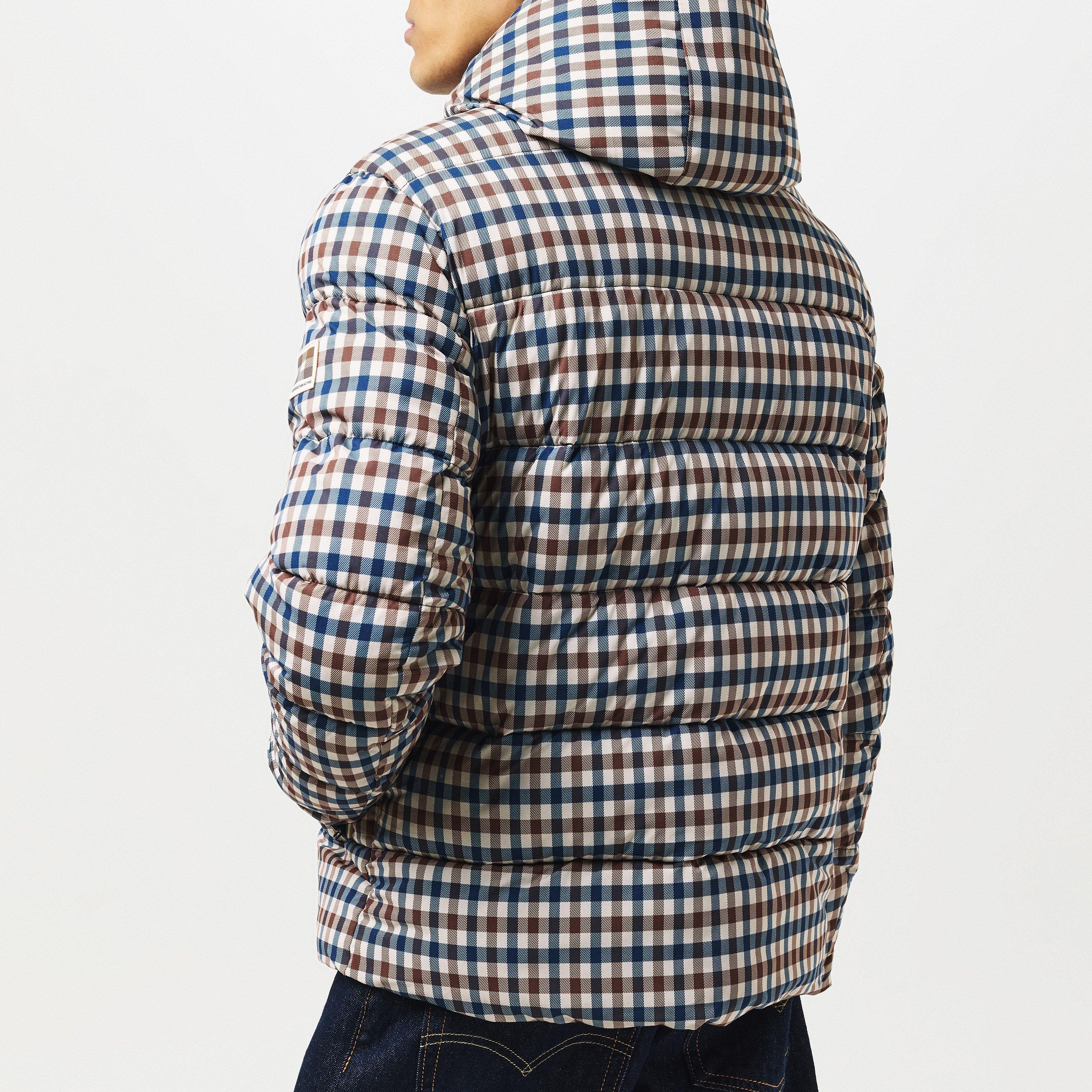 Check - Aquascutum - Checked Puffer Jacket - 4