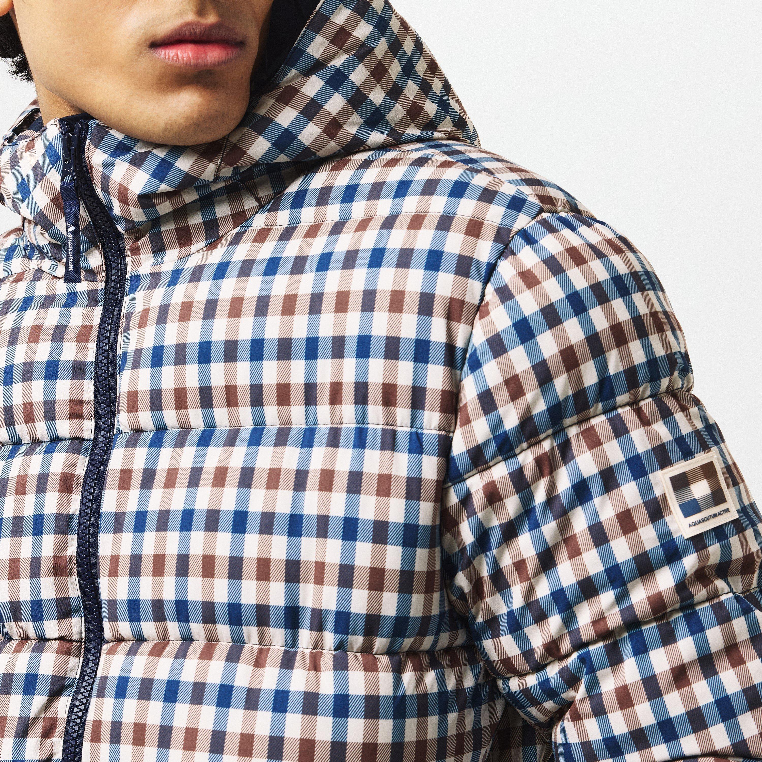 Check - Aquascutum - Checked Puffer Jacket - 5