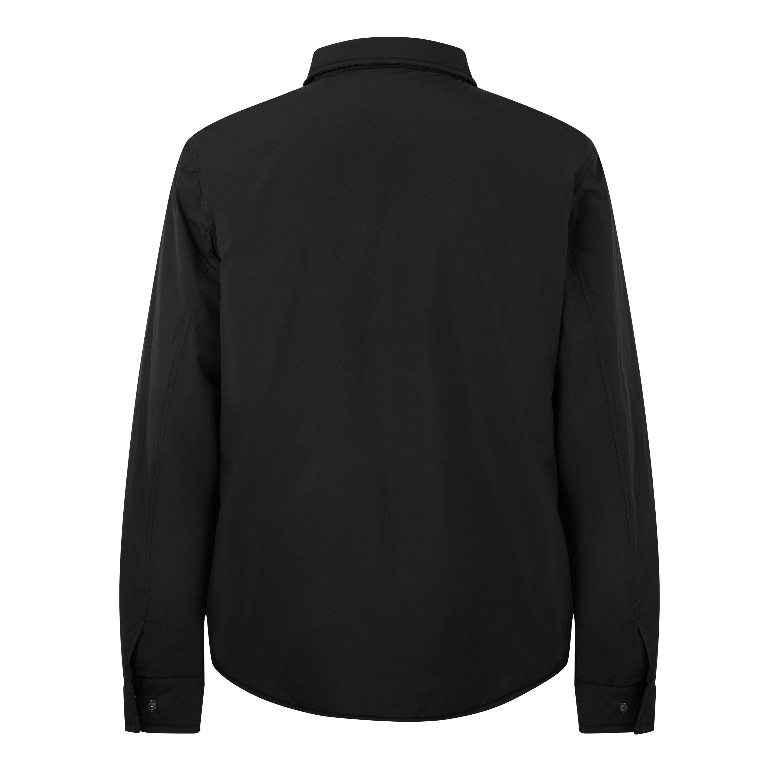 Black - Aquascutum - Men's  Active Long Sleeve Overshirt - 2