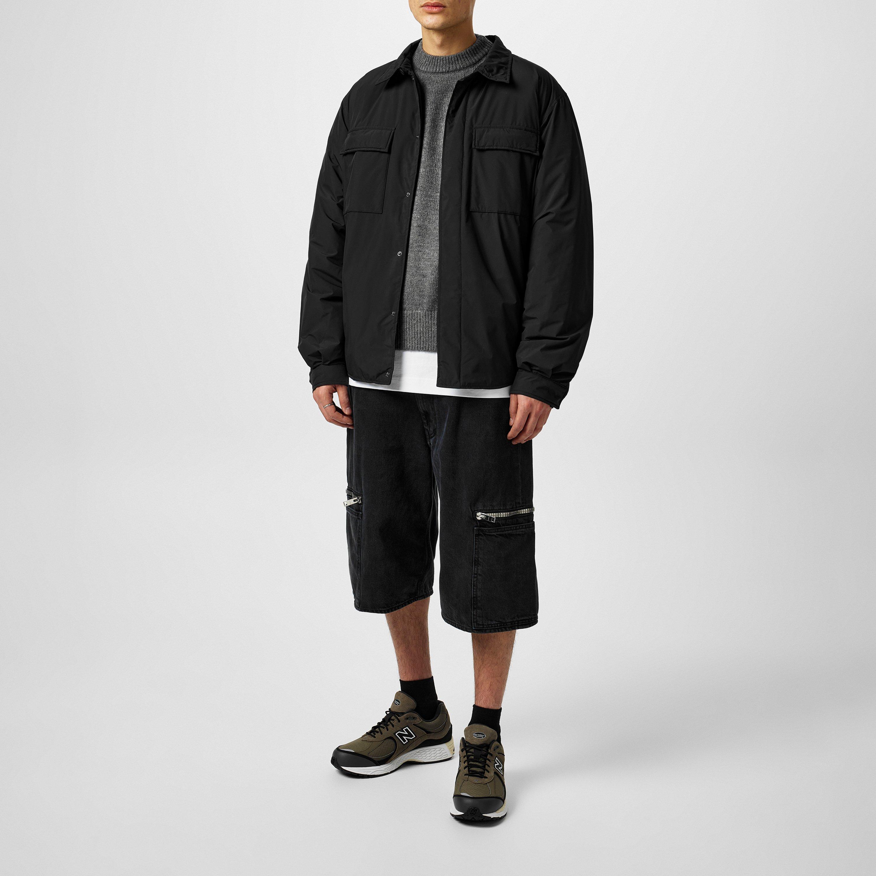 Black - Aquascutum - Men's  Active Long Sleeve Overshirt - 6