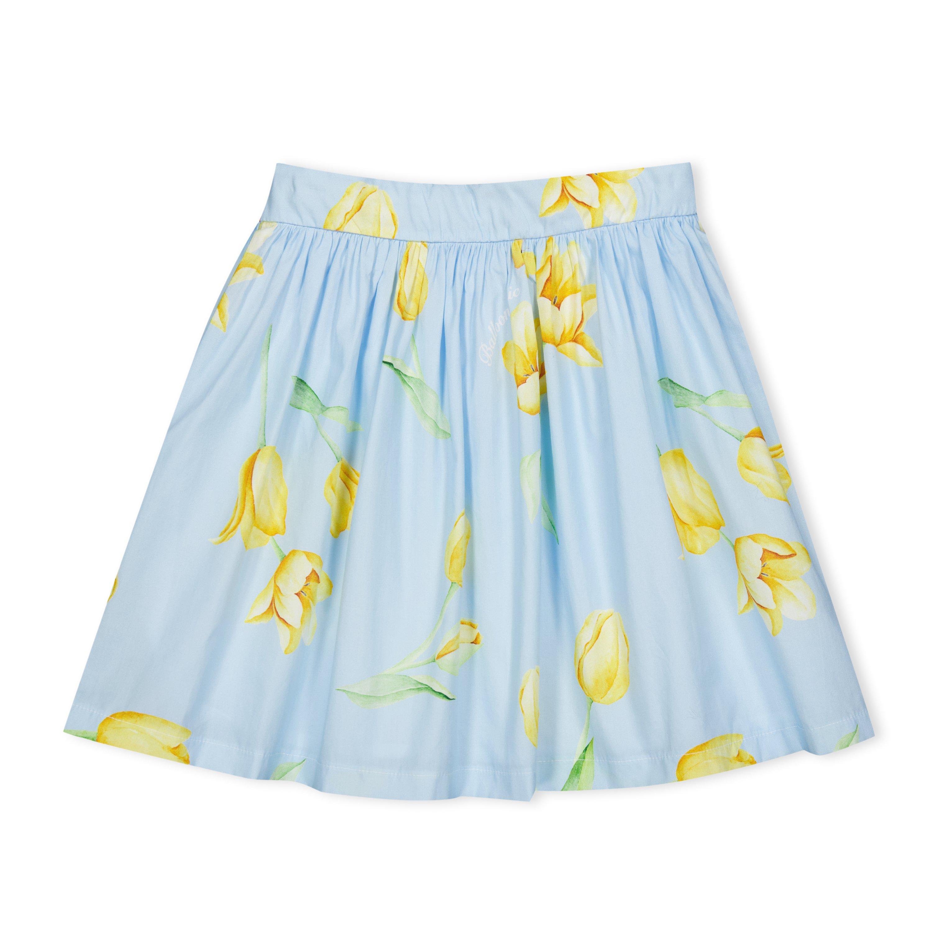 Light Blue - Balloon Chic - Kids' Jersey Skirt - 2