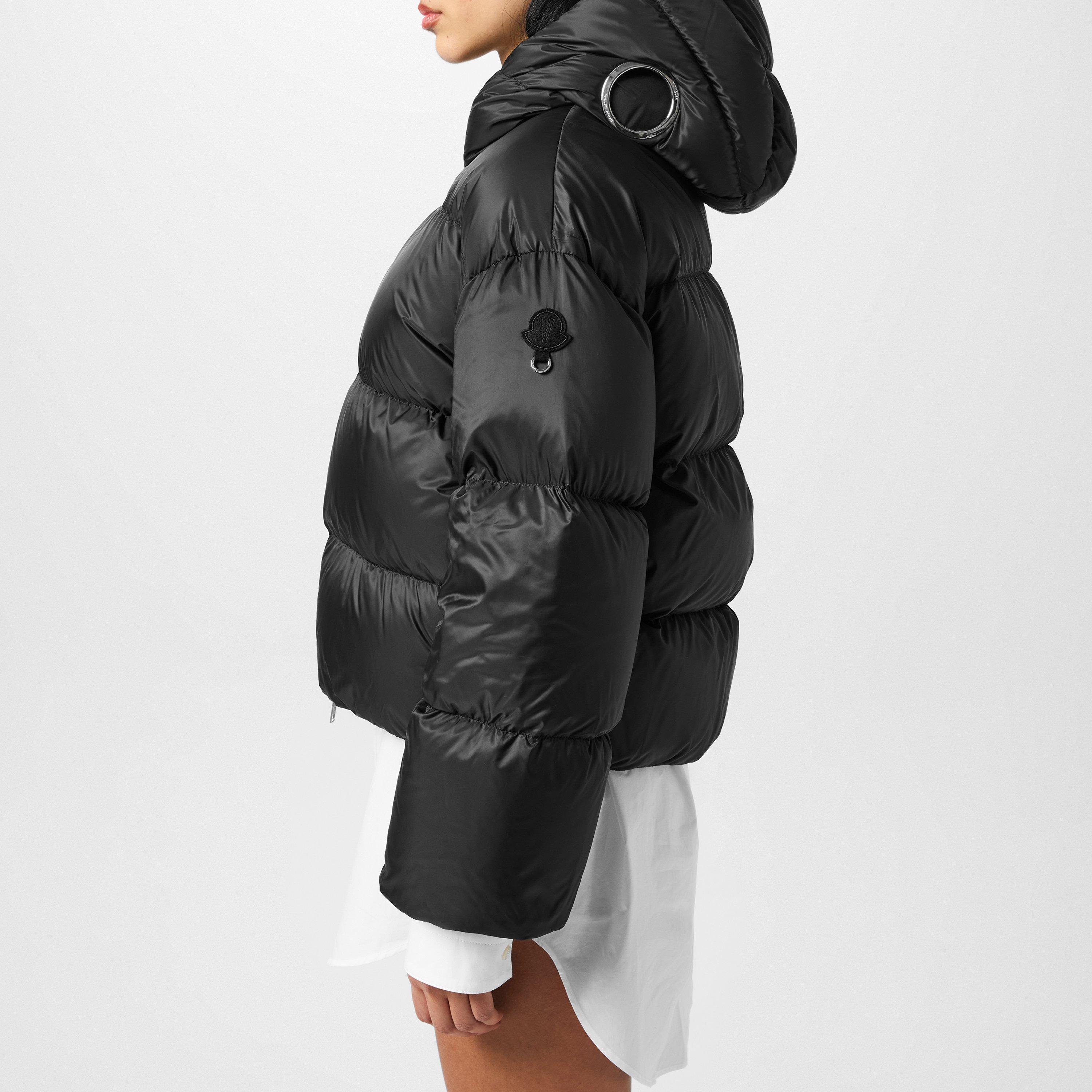 Black 999 - Moncler x Willow Smith - Women's Skaara Hooded Down Short Puffer Jacket - 2