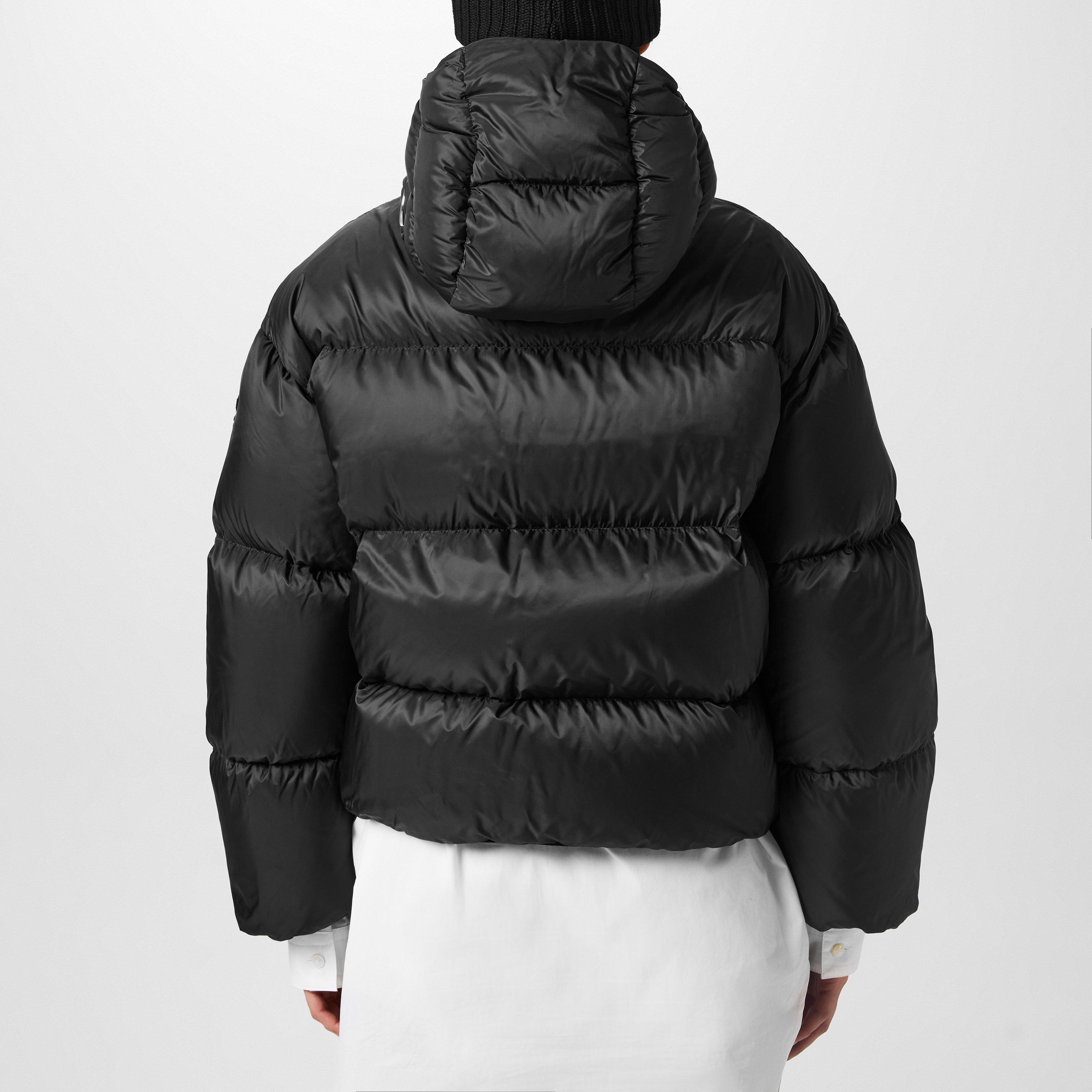 Black 999 - Moncler x Willow Smith - Women's Skaara Hooded Down Short Puffer Jacket - 3