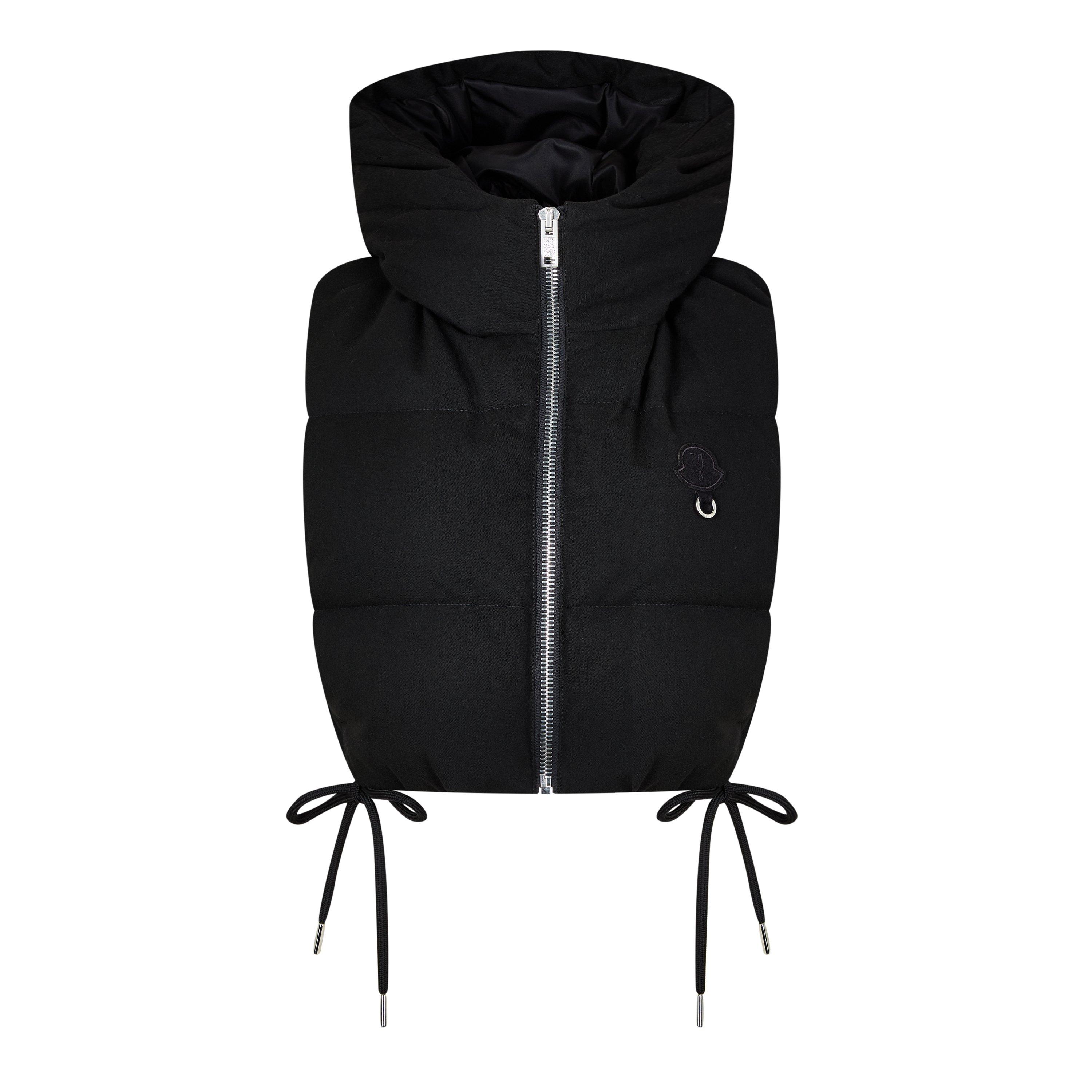 Black 999 - Moncler x Willow Smith - Women's Alexi Cropped Goose Down Hooded Gilet - 5