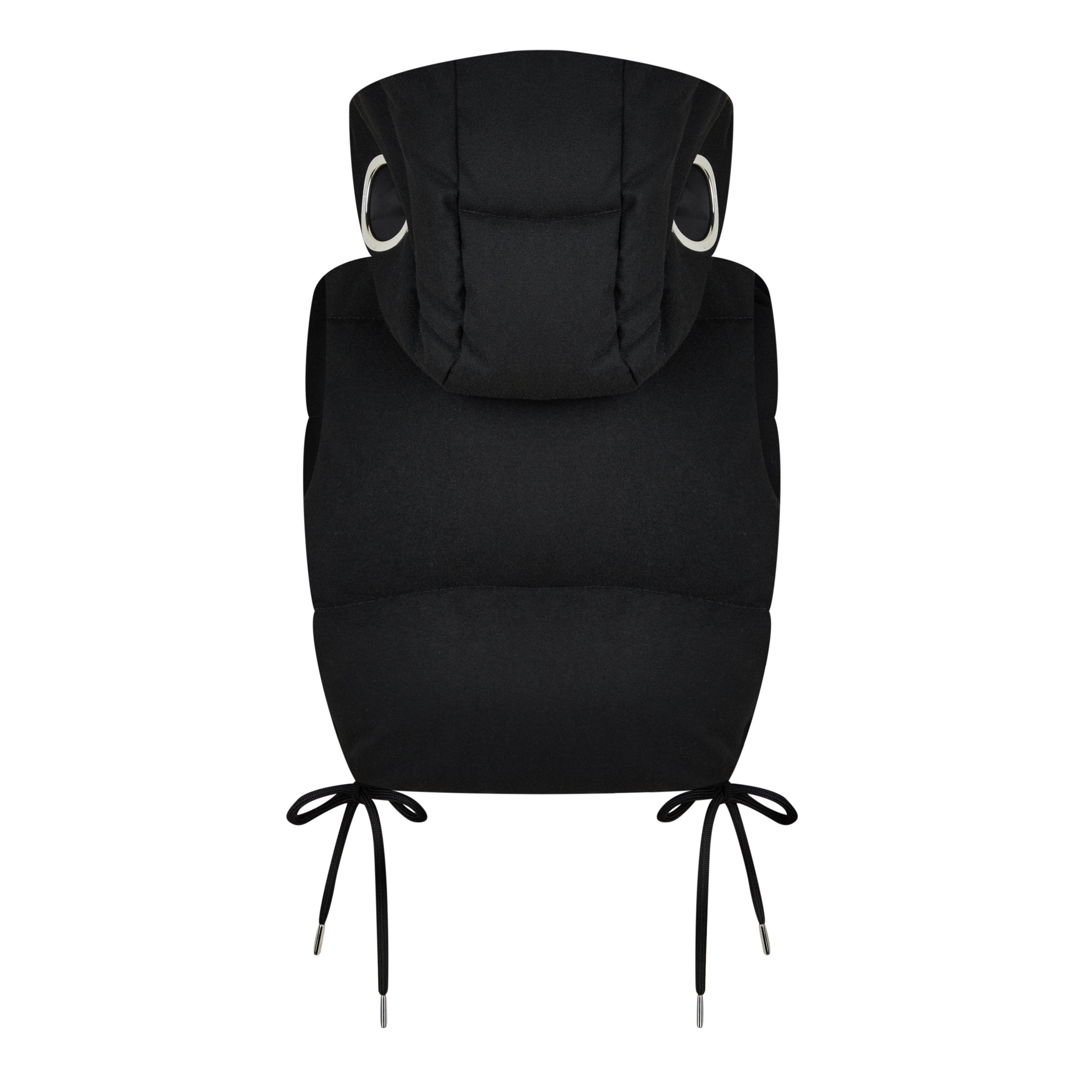 Black 999 - Moncler x Willow Smith - Women's Alexi Cropped Goose Down Hooded Gilet - 6