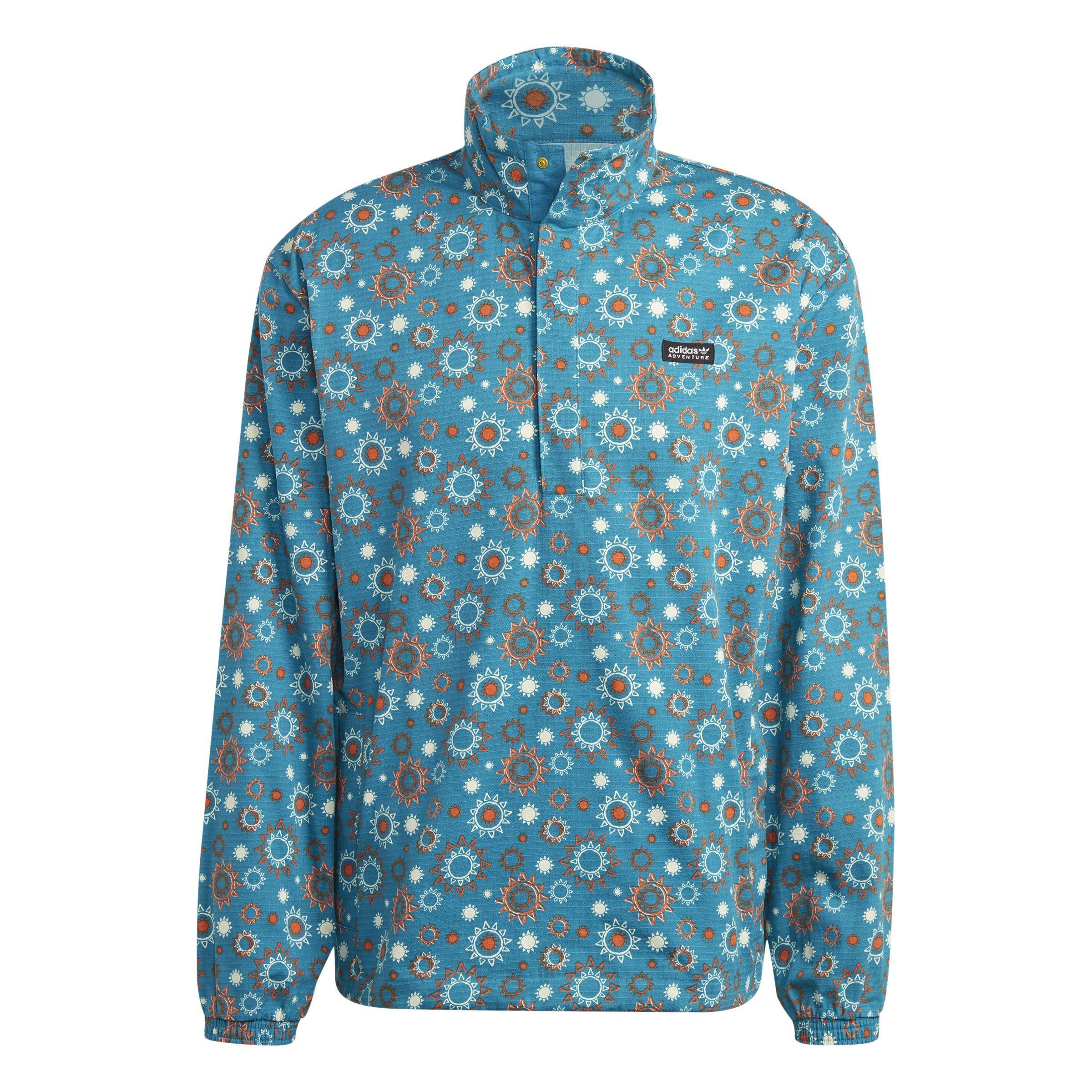 Multco - adidas Originals - Men's Adidas Originals Lightweight Three-Stripe Windbreaker - 1