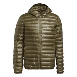 adidas Varilite Hooded Down Jacket Mens