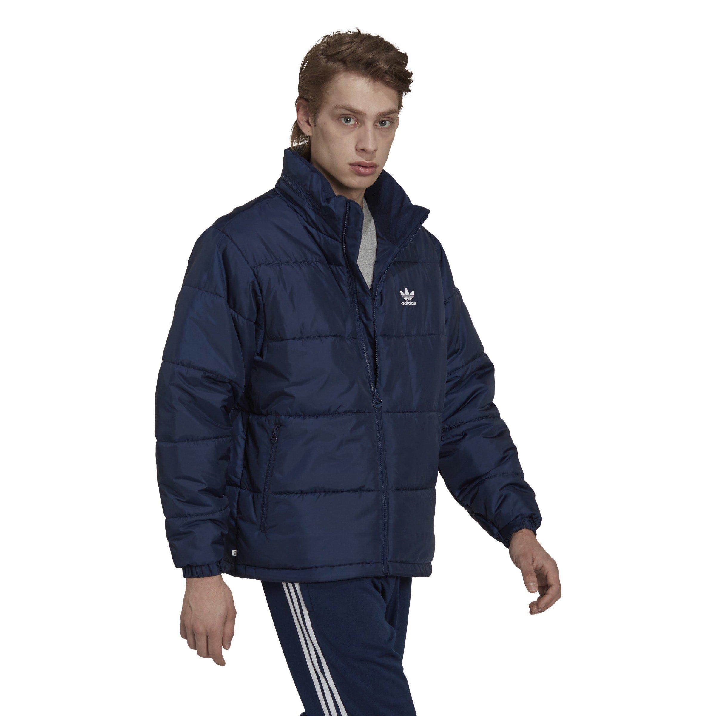Nindig - adidas Originals - Men's Essentials Padded Long Sleeve Puffer Jacket - 4