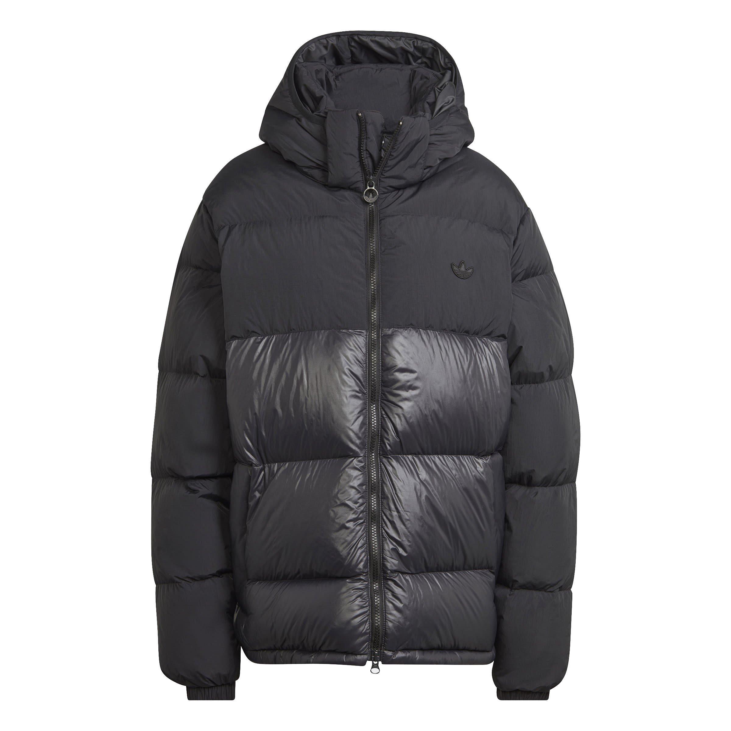 Black/Black - adidas Originals - Men's Regen Long Sleeve Puffer Jacket - 1
