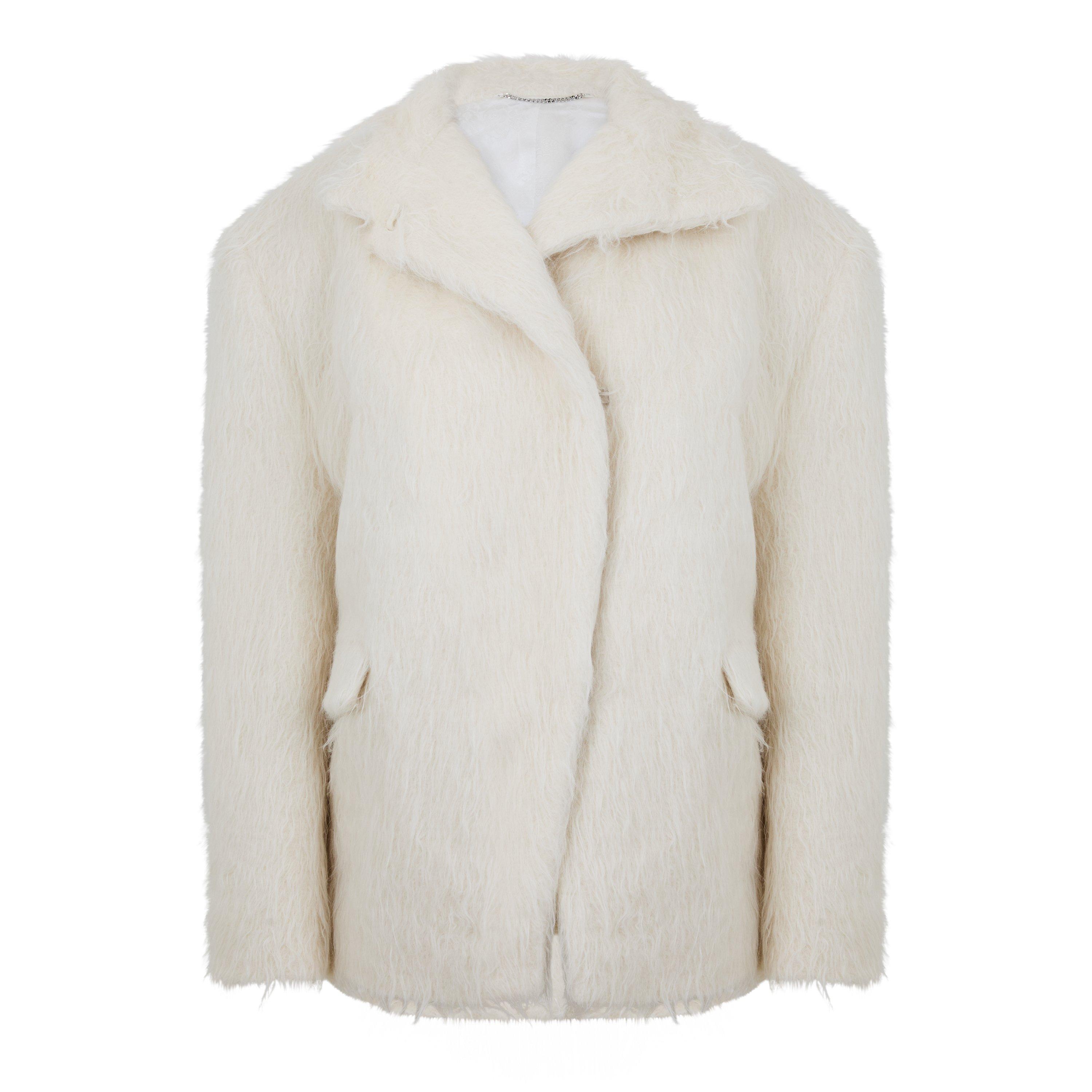 Cream - Magda Butrym - Women's Alpaca Wool Long Sleeve Blazer - 1