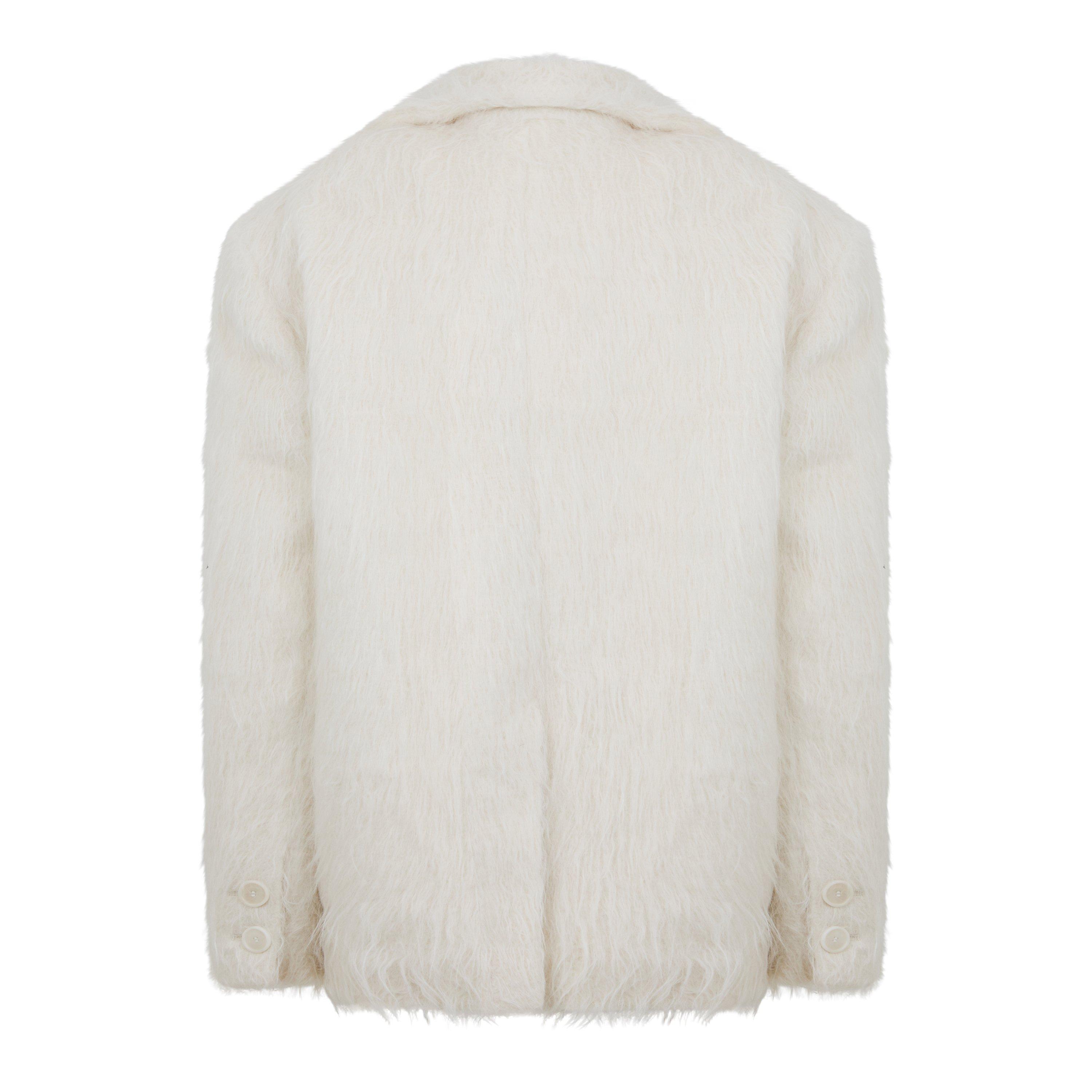 Cream - Magda Butrym - Women's Alpaca Wool Long Sleeve Blazer - 2