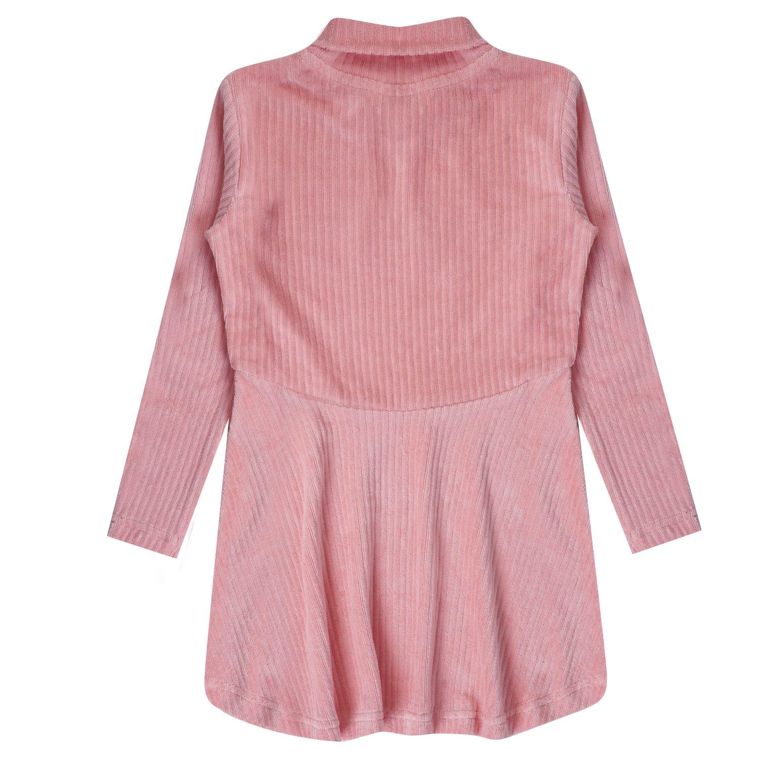 Pink - Miso - Corduroy Skater Dress - 2