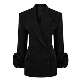 Valentino Rose Grisaille Blazer