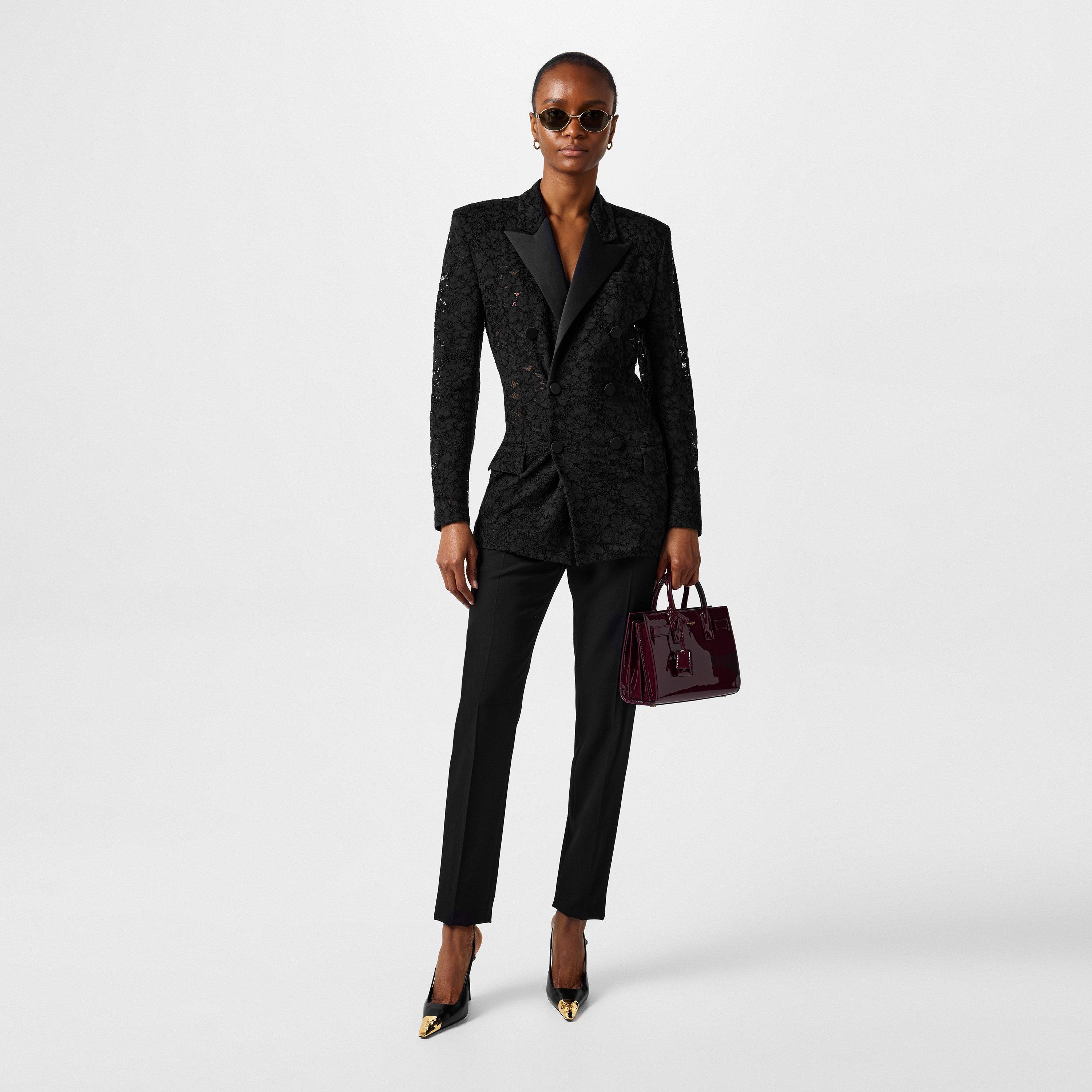 Saint Laurent | Guipure Lace Blazer | Blazers | Cruise Fashion