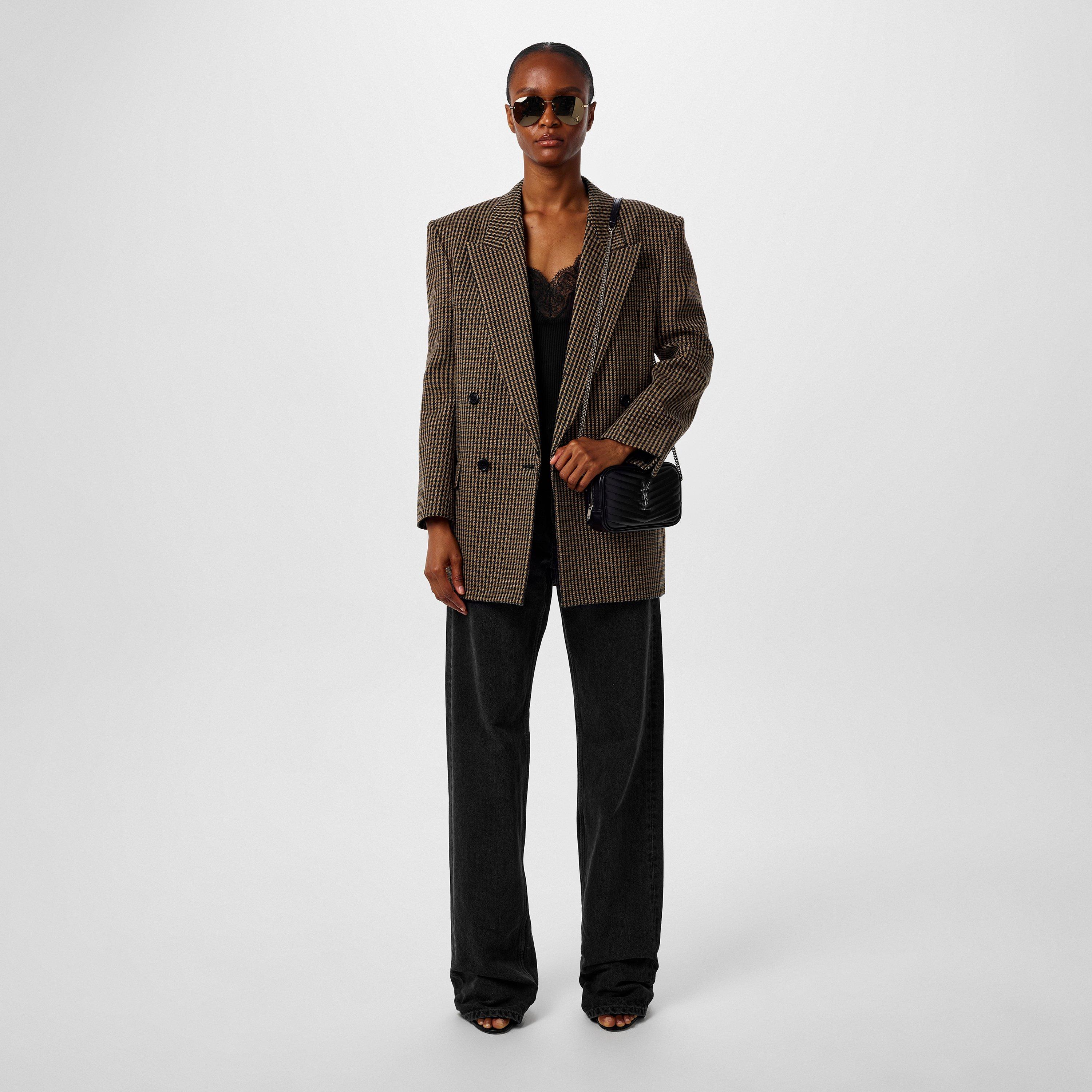 【関税＆送料込み】Checked Blazer Saint Laurent Saint Laurent | Checked Wool Blazer – Kirna Zabête