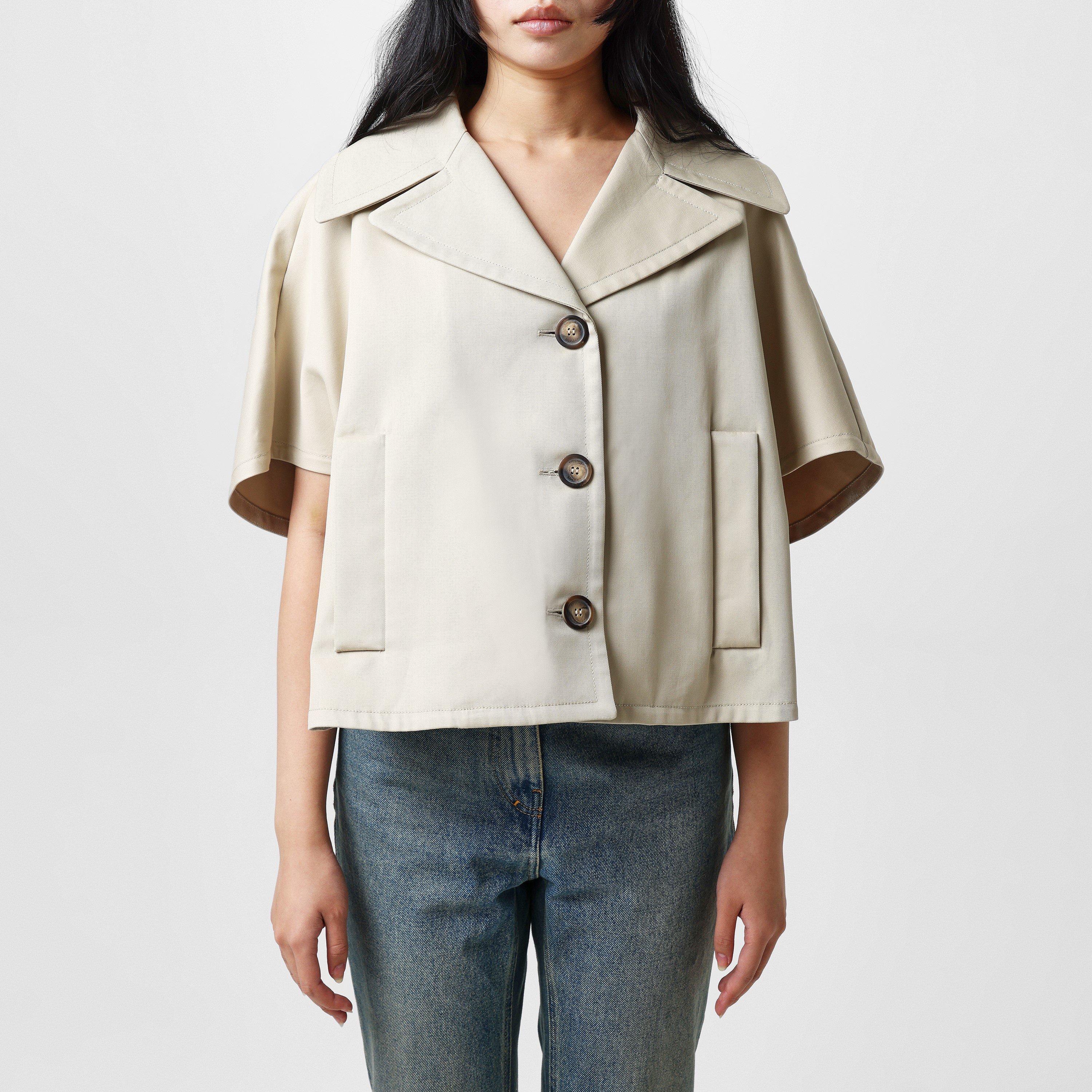 Max Mara Women's Veggia Cape - Sand - S/M