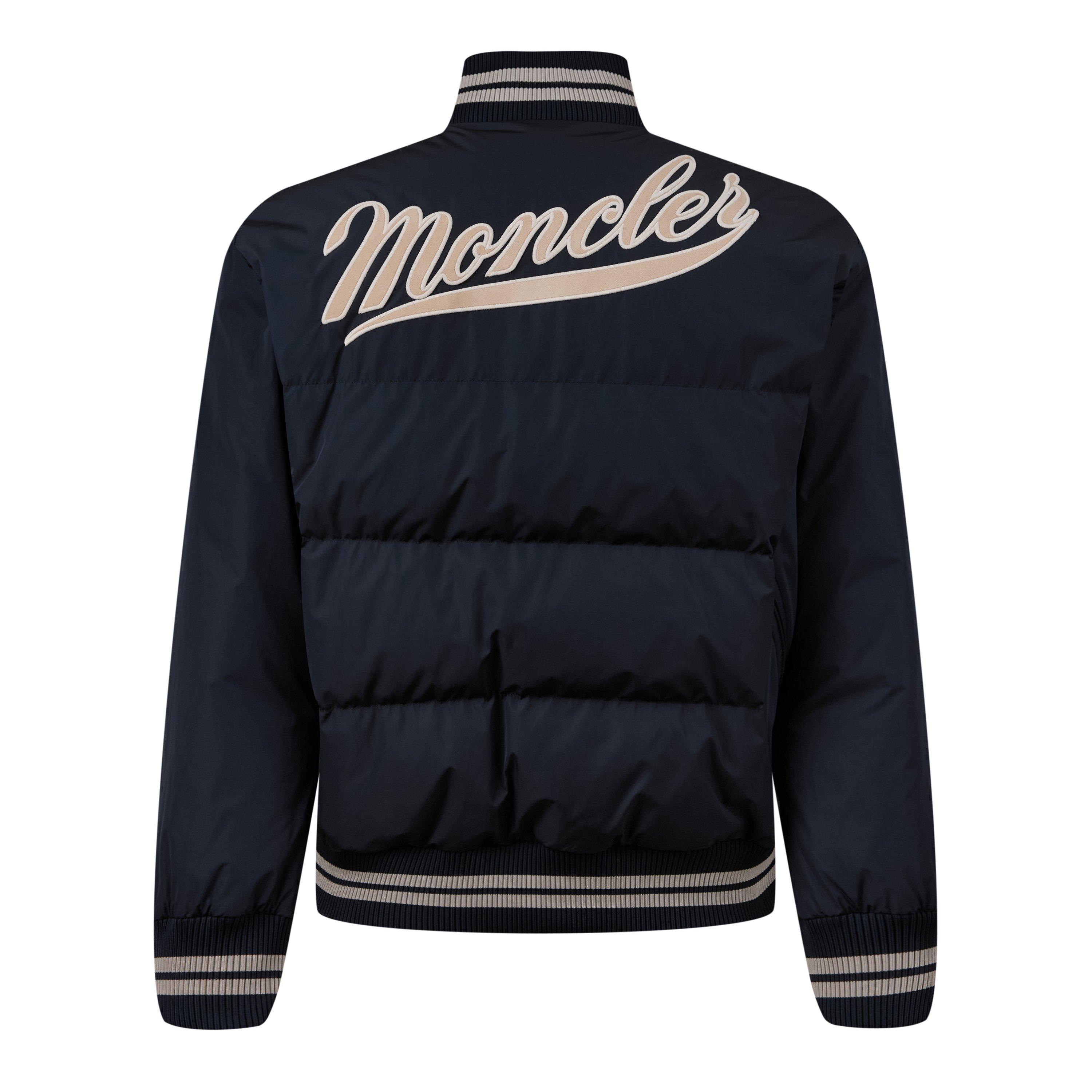 Dark Blue 74S - Moncler - Men's Latelin Goose Down Long Sleeve Stand Collar Short Puffer Jacket - 6