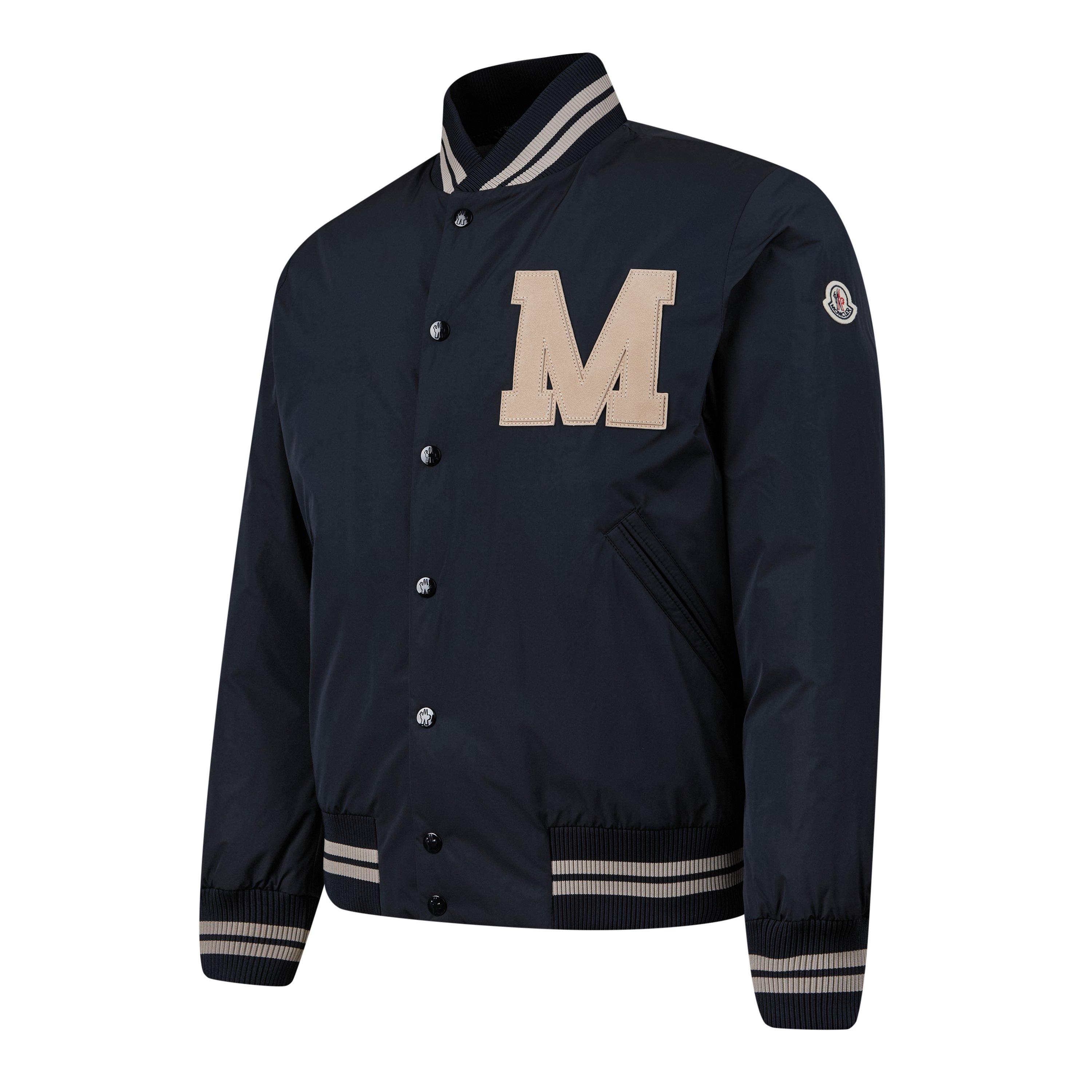 Dark Blue 74S - Moncler - Men's Latelin Goose Down Long Sleeve Stand Collar Short Puffer Jacket - 7